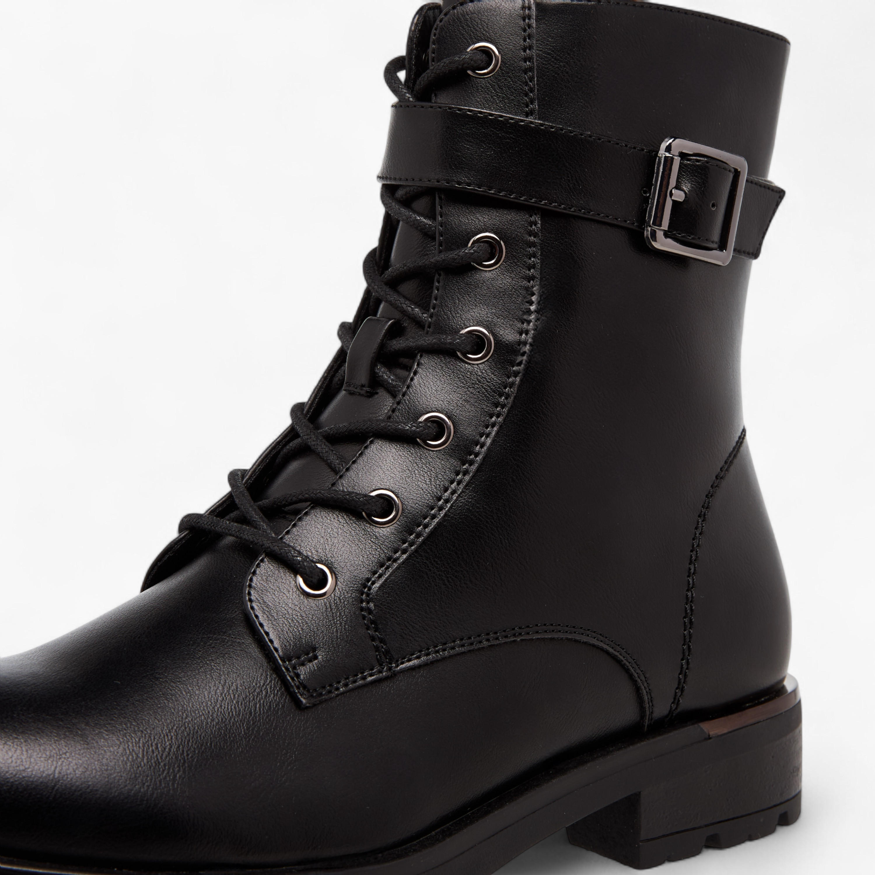 Celeste Women's Panelled Lace-Up Ankle Boots-women-shoes-boots-image-4