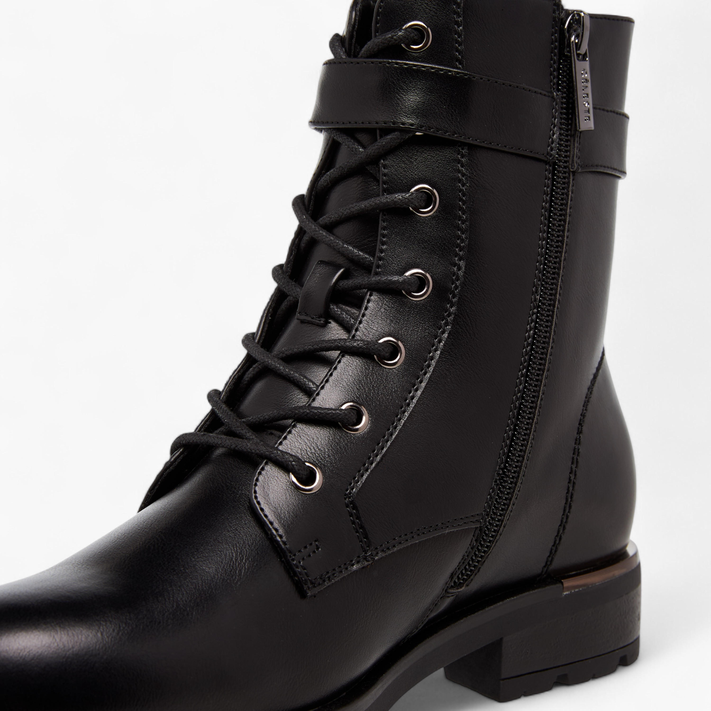 Celeste Women's Panelled Lace-Up Ankle Boots-women-shoes-boots-image-5