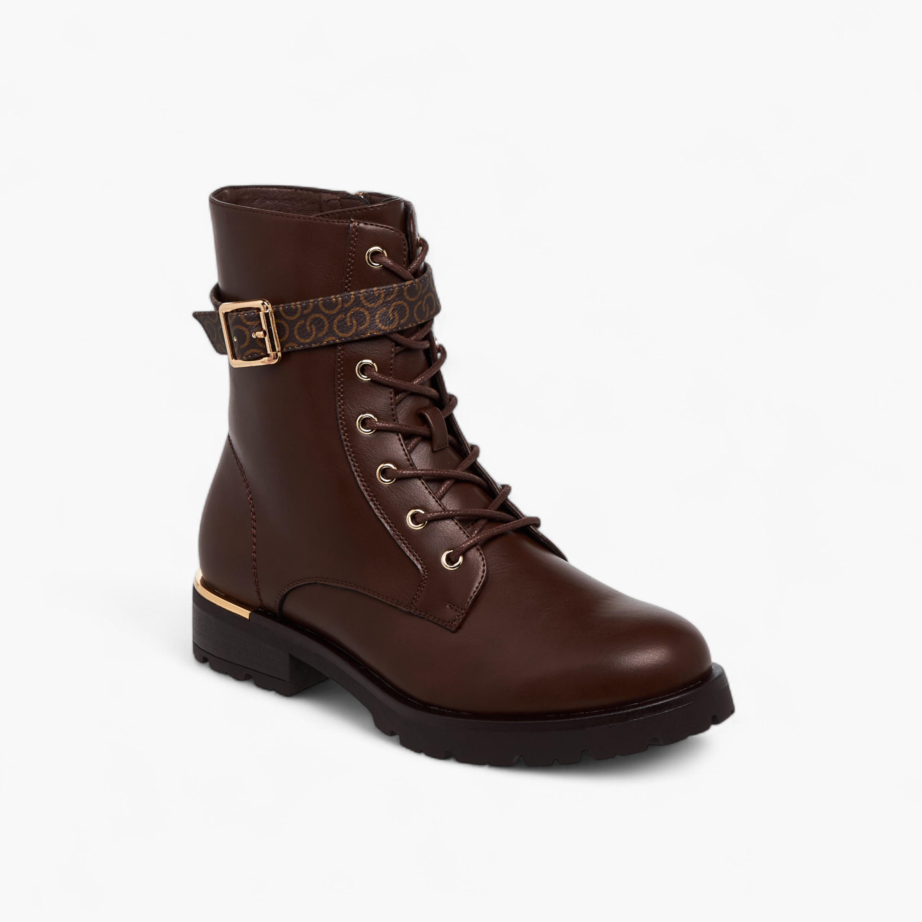 Celeste Women's Panelled Lace-Up Ankle Boots-women-shoes-boots-image-2