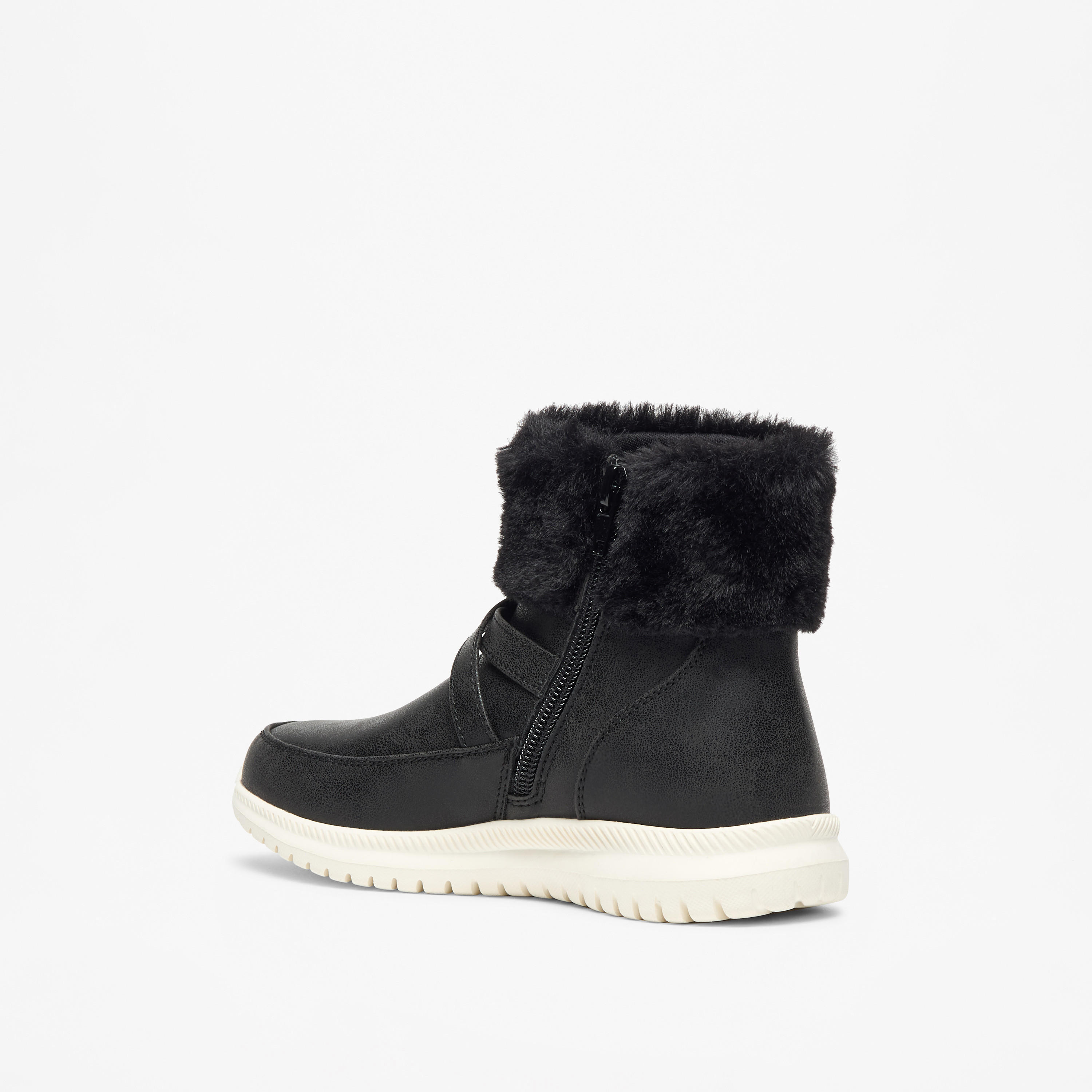 بوت بزينة مخملية وقصة عالية وسحّاب إغلاق من فلورا بيلا-girls-shoes-boots-image-2
