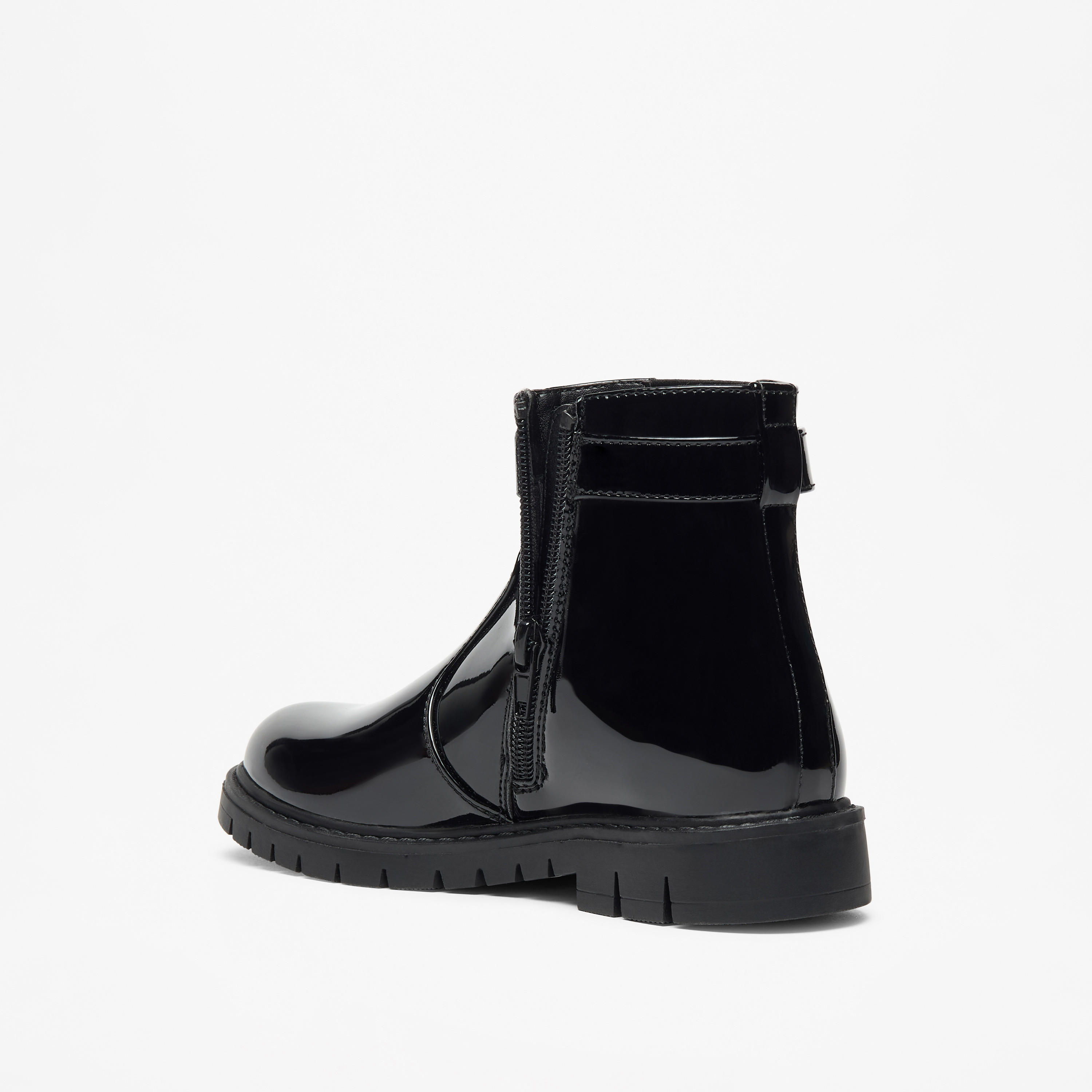 بوت بزينة قلب وقصة عالية وسحّاب إغلاق من فلورا بيلا-girls-shoes-boots-image-2