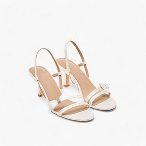 Flora Bella Bow Applique Slingback Sandals with Flared Heel-women-shoes-sandals-image-1