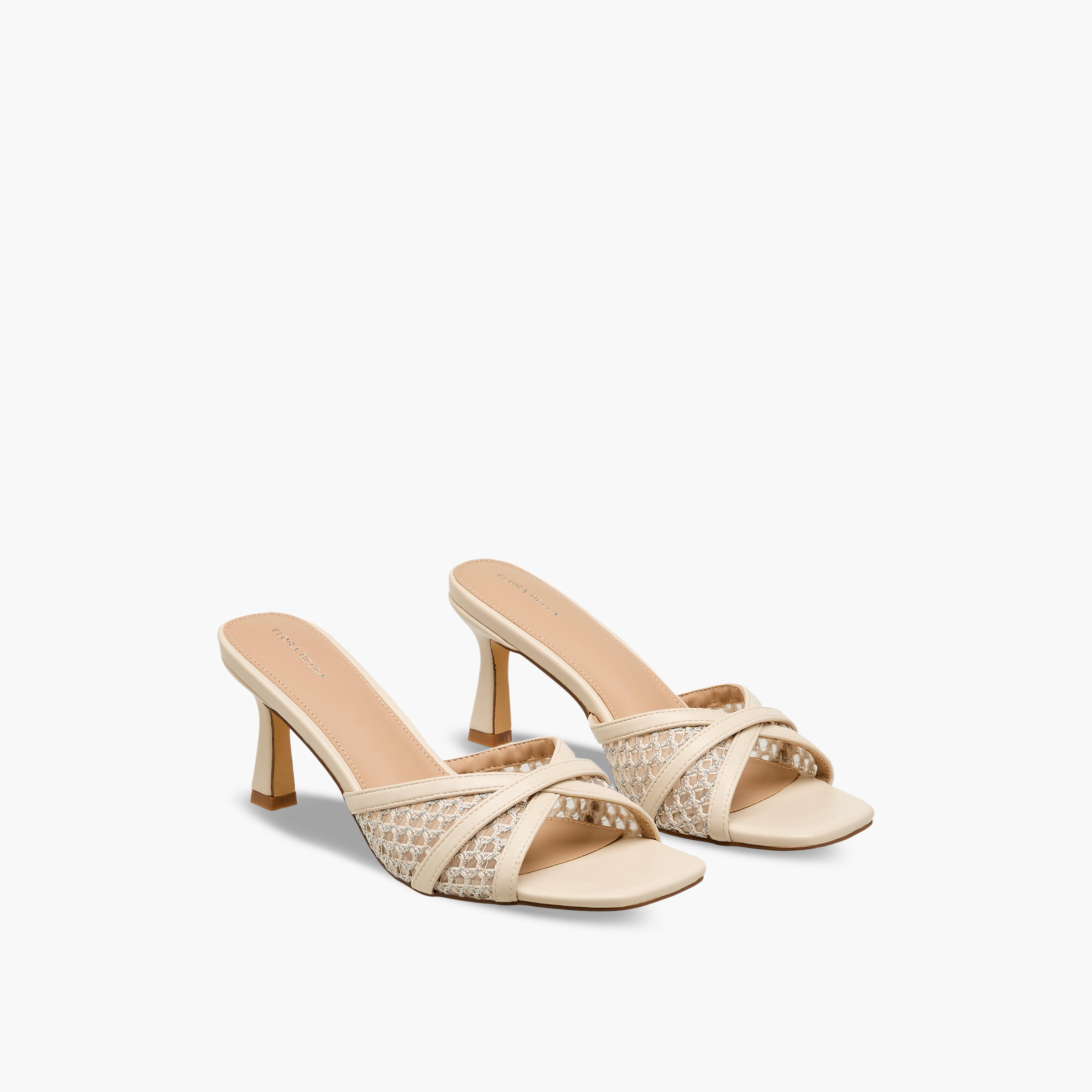 صندل سهل الارتداء بأحزمة متقاطعة وكعب من فلورا بيلا-women-shoes-sandals-heeled-image-1