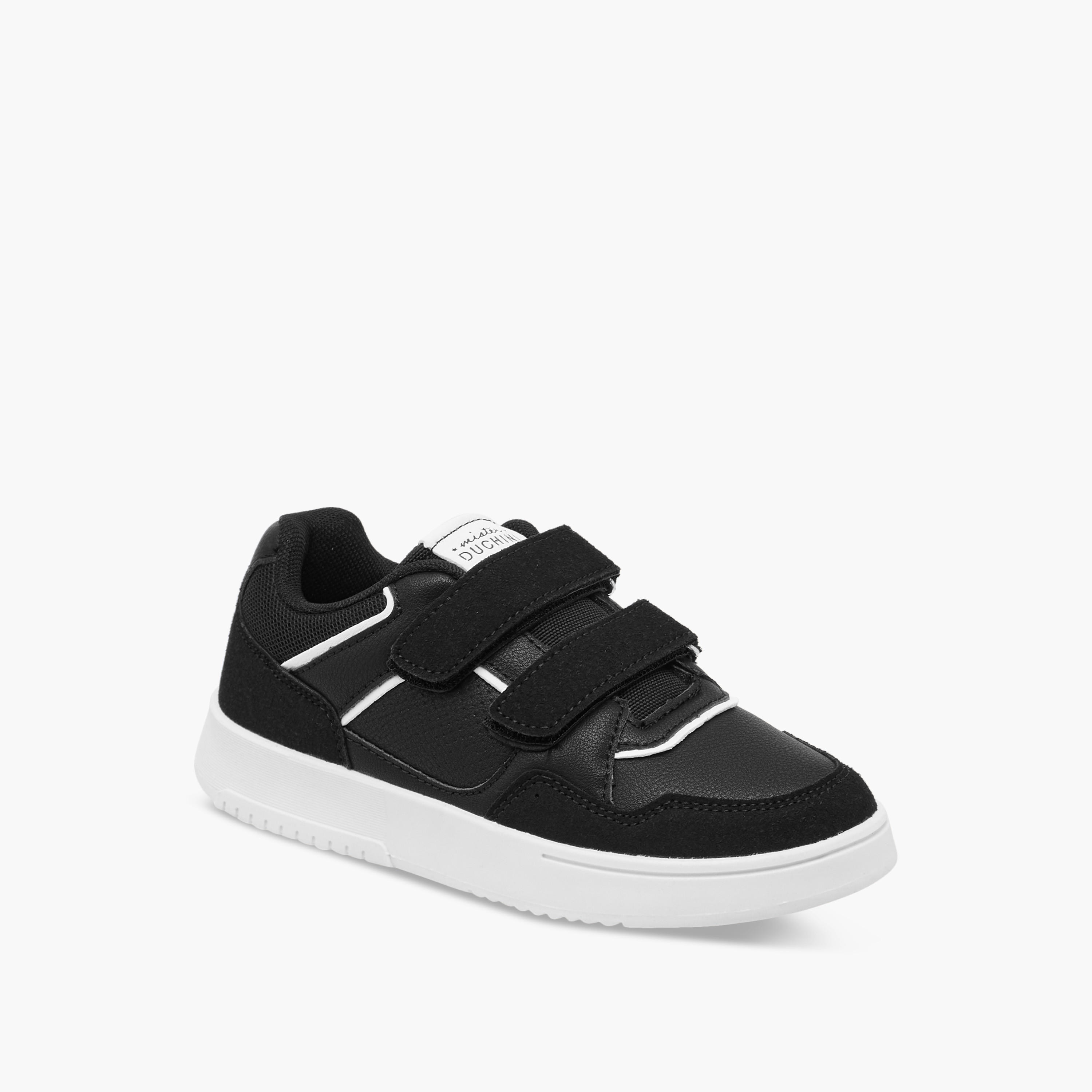 حذاء سنيكرز متعدد التصاميم بشريط إغلاق لاصق من مستر دوشيني-boys-shoes-schoolshoes-image-2