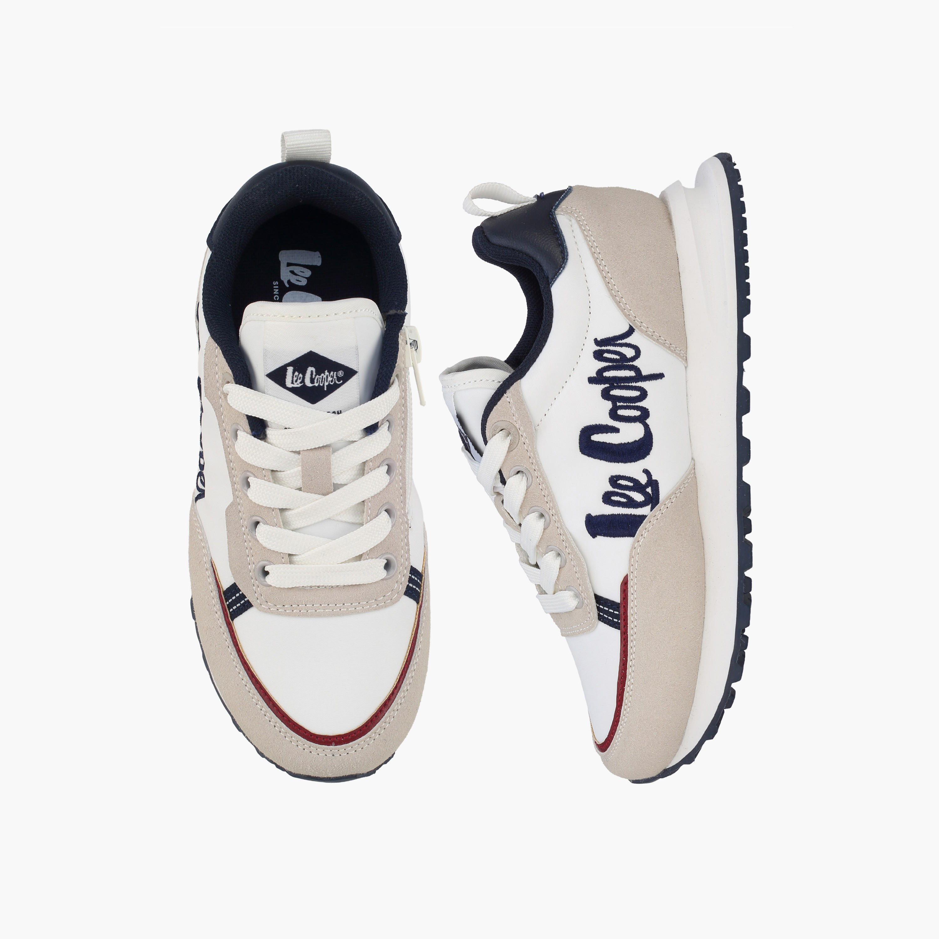 Lee Cooper Girls Lace-Up Ankle Sneakers-girls-shoes-sneakers-image-1