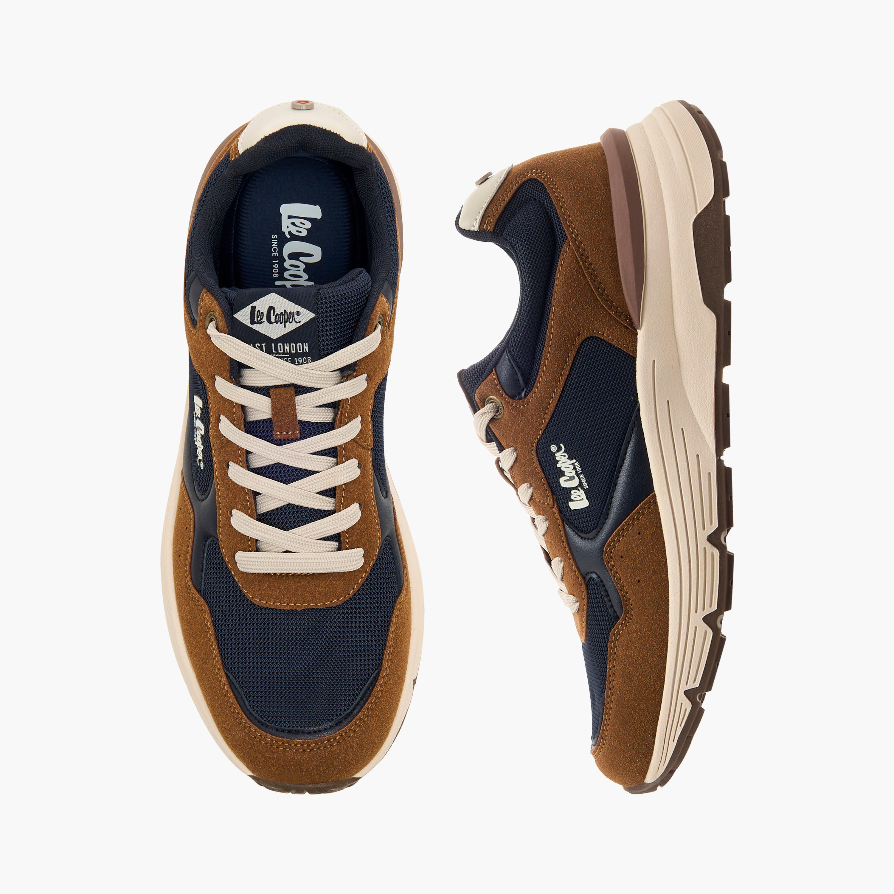 حذاء سنيكرز برباط للرجال من لي كوبر-men-shoes-sneakers-image-1