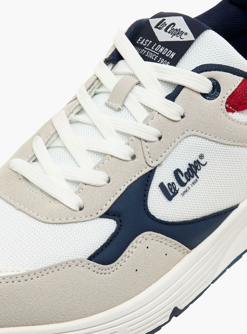 Lee Cooper Men Panelled Lace-Up Sneakers-men-shoes-sneakers-image-5