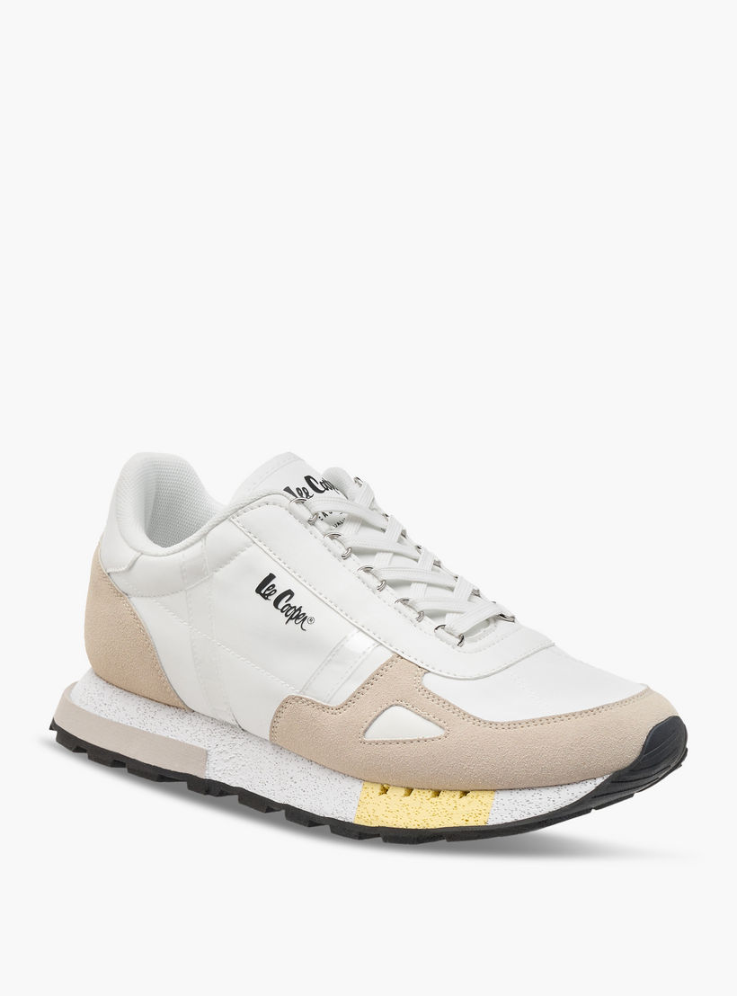 Lee Cooper Men's Panelled Lace-Up Sneakers-men-shoes-sneakers-image-2