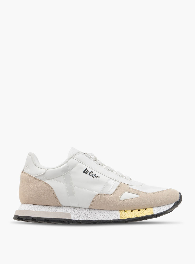 Lee Cooper Men's Panelled Lace-Up Sneakers-men-shoes-sneakers-image-3
