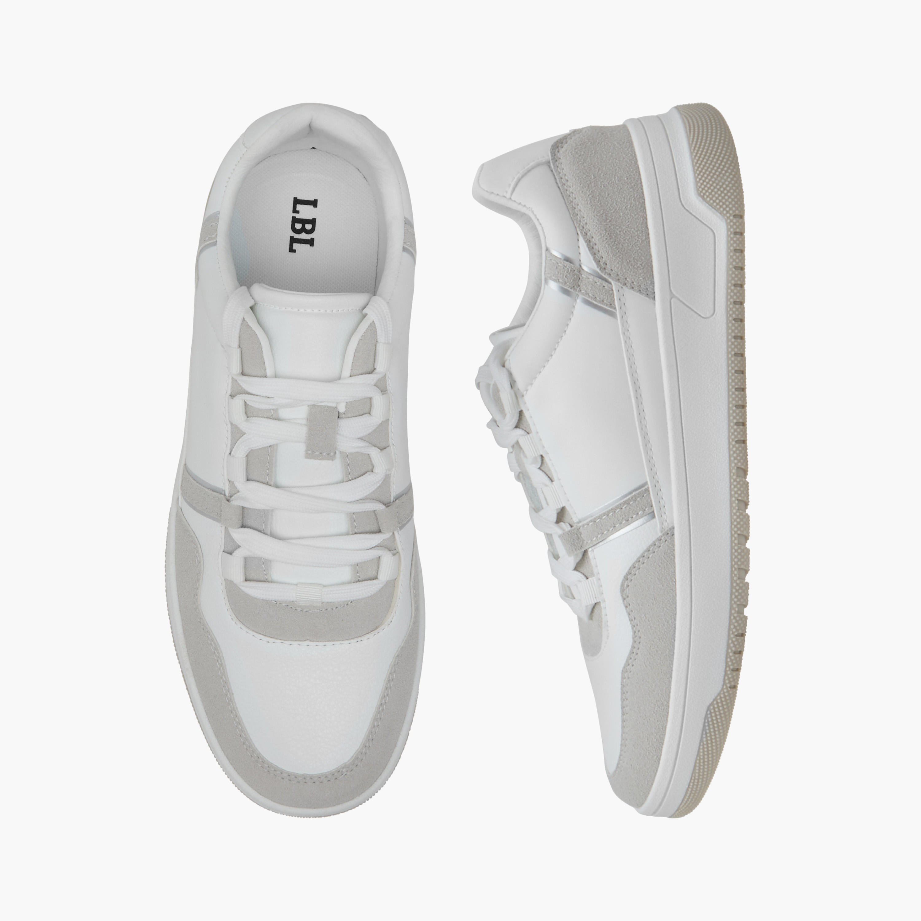 LBL by Shoexpress Men's Panelled Sneakers with Lace-Up Closure-men-shoes-sneakers-image-1