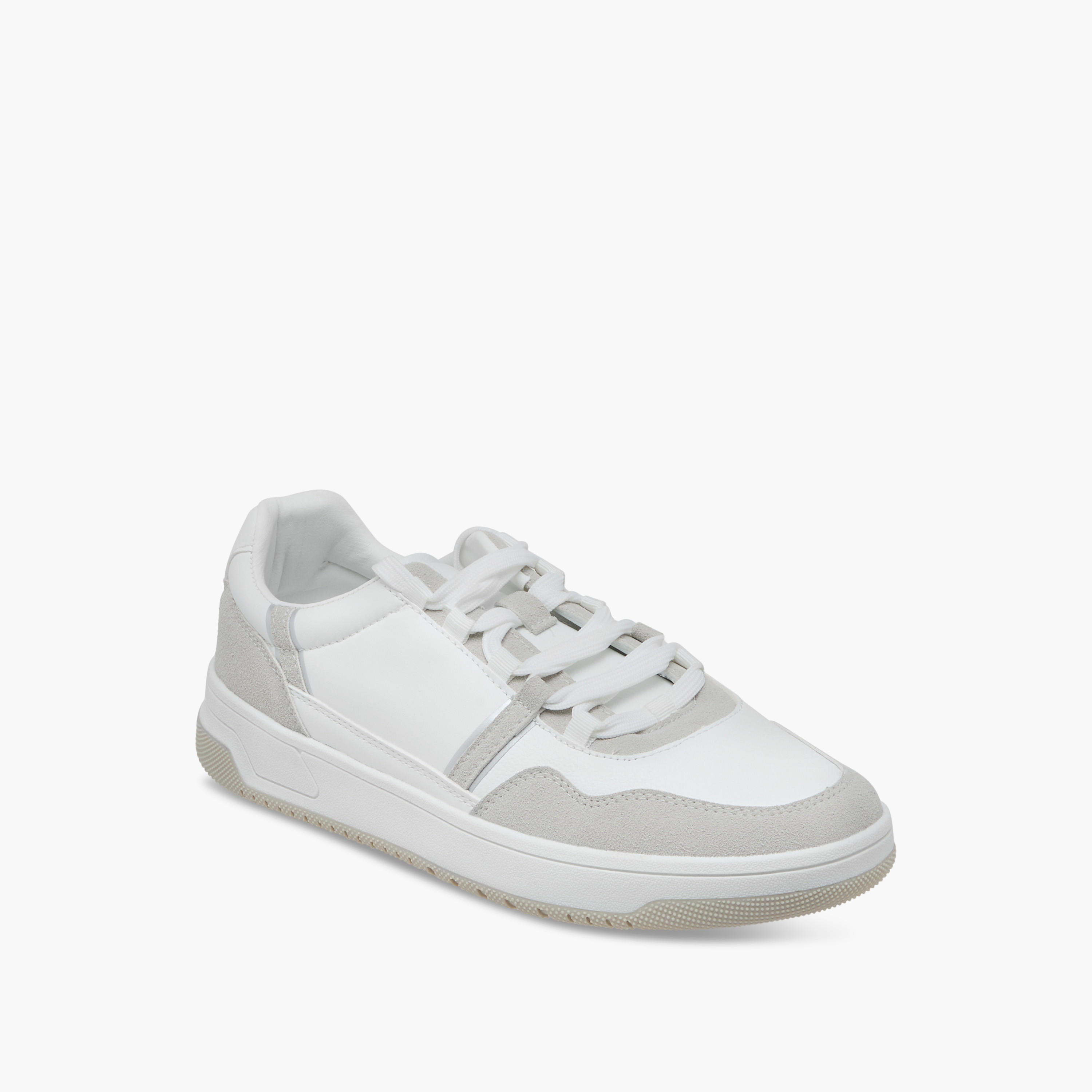 LBL by Shoexpress Men's Panelled Sneakers with Lace-Up Closure-men-shoes-sneakers-image-3