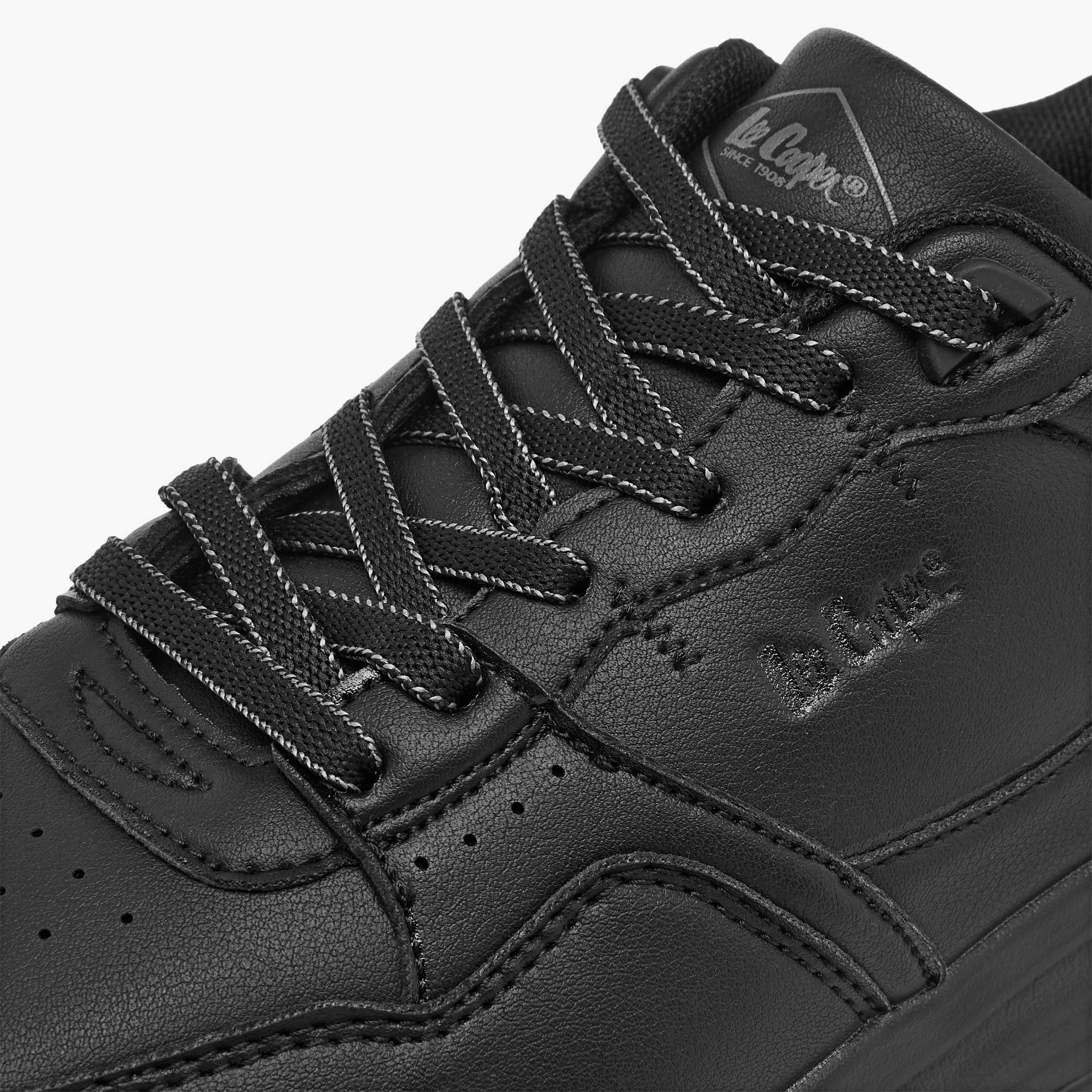 Lee Cooper Men's Perforated Lace-Up Sneakers-men-shoes-sneakers-image-4