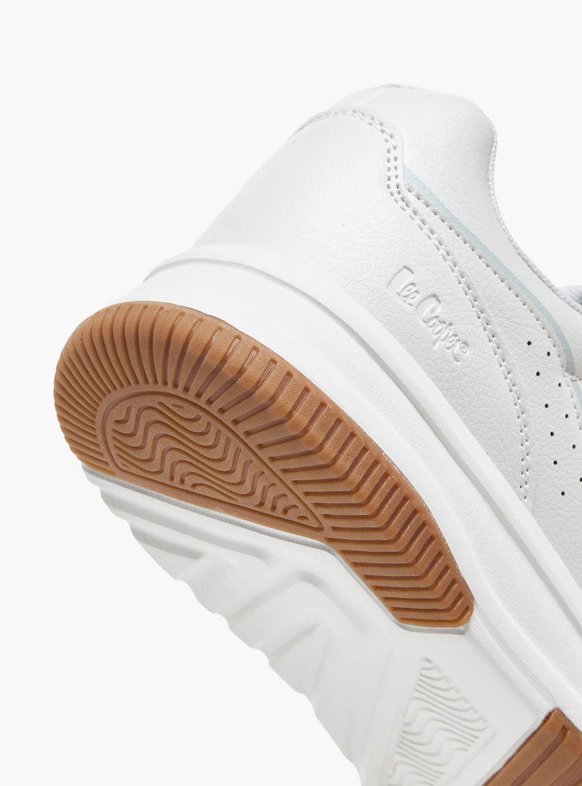 Lee Cooper Men's Perforated Lace-Up Sneakers-men-shoes-sneakers-image-5