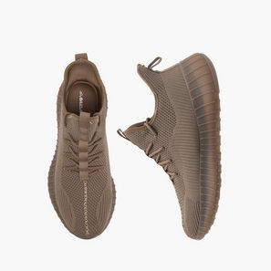 Oaklan by Shoexpress Mesh Lace-Up Sneakers with Pull Tabs-men-shoes-image-1