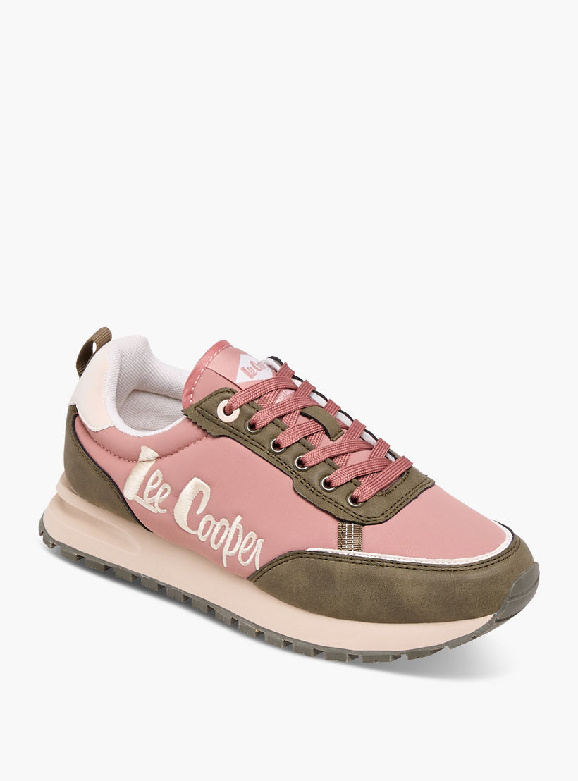 Lee Cooper Women's Logo Detail Lace-Up Sneakers-women-shoes-sneakers-image-2