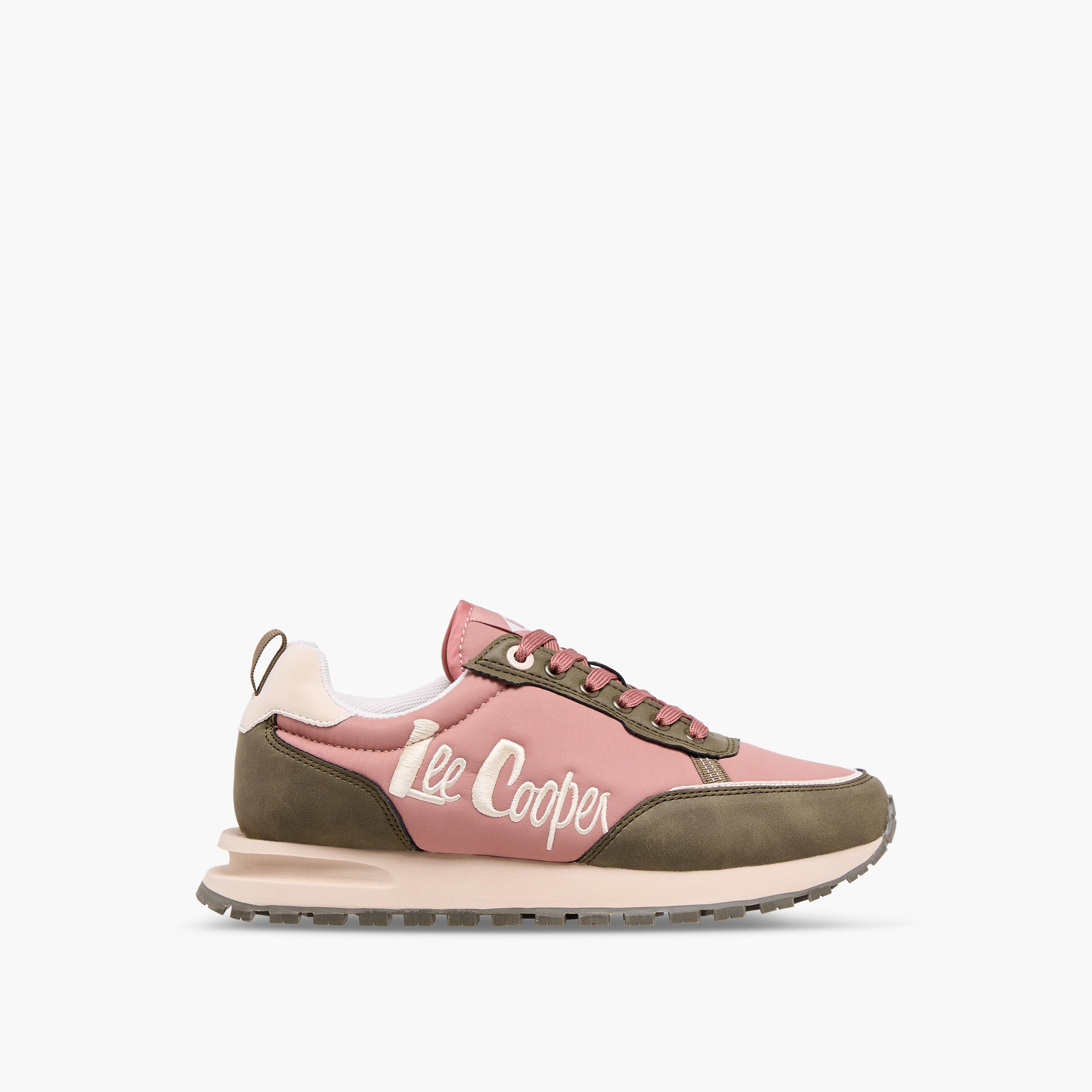 Lee Cooper Women's Logo Detail Lace-Up Sneakers-women-shoes-sneakers-image-3