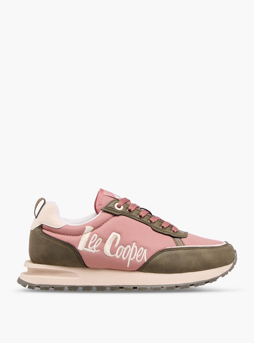 Lee Cooper Women's Logo Detail Lace-Up Sneakers-women-shoes-sneakers-image-3