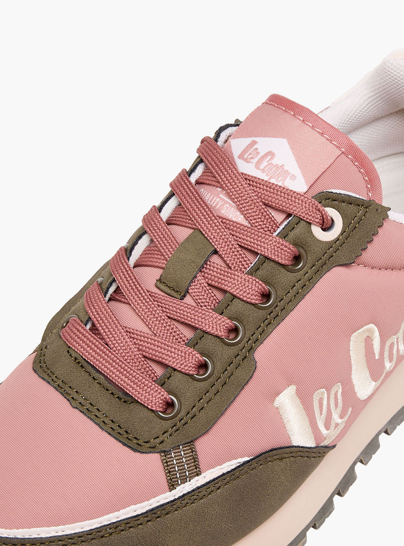 Lee Cooper Women's Logo Detail Lace-Up Sneakers-women-shoes-sneakers-image-4