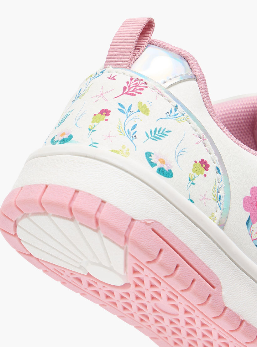 حذاء سنيكرز بشريط إغلاق لاصق وطبعات الأميرات من ديزني-girls-shoes-sneakers-image-5