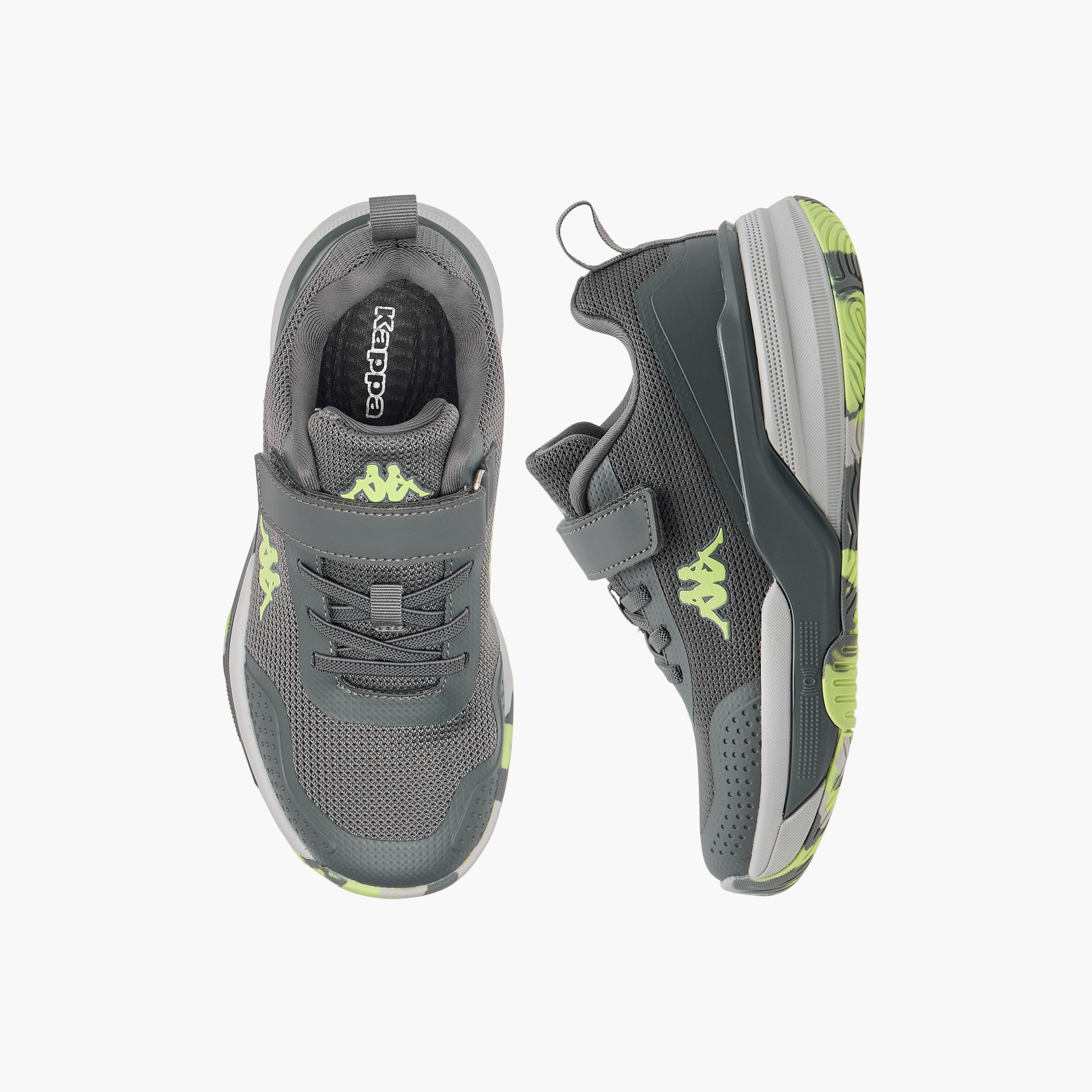Kappa Boys Hook & Loop Breathable Padel Shoes-sports-boys-shoes-image-1