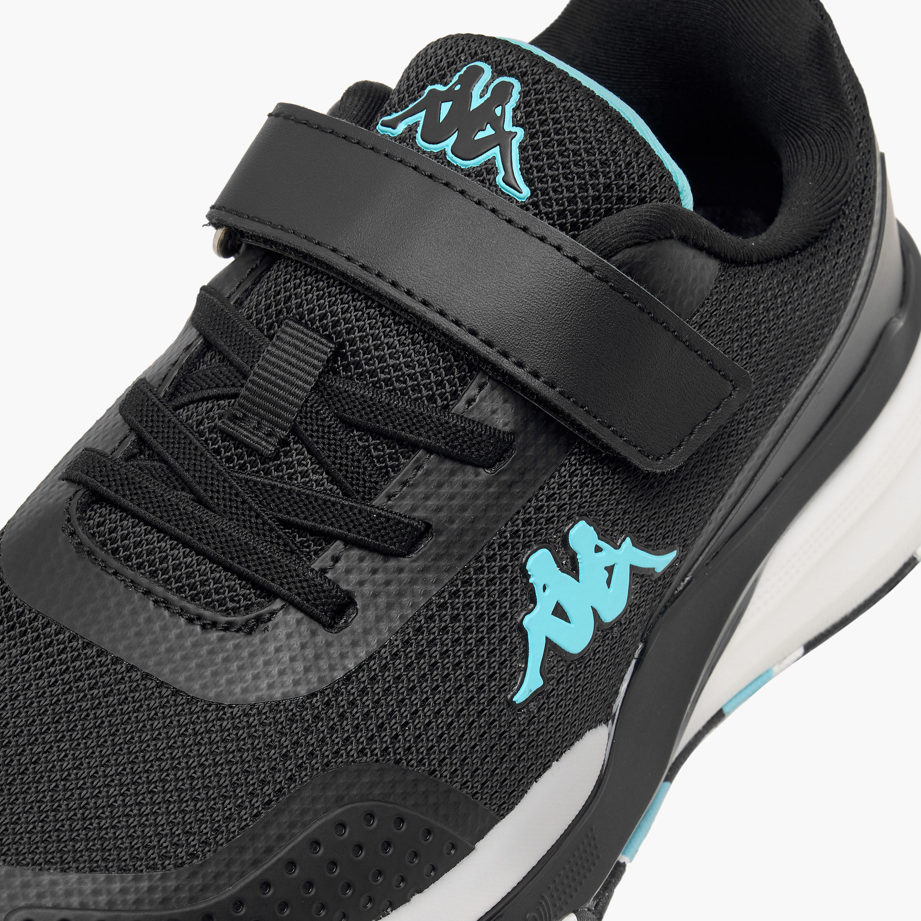 Kappa Girls Logo Print Hook & Loop Padel Shoes-sports-girls-shoes-image-4