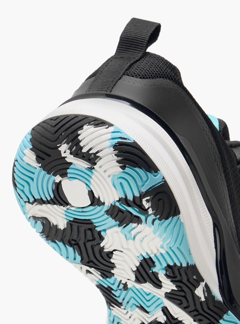 Kappa Girls Logo Print Hook & Loop Padel Shoes-sports-girls-shoes-image-5