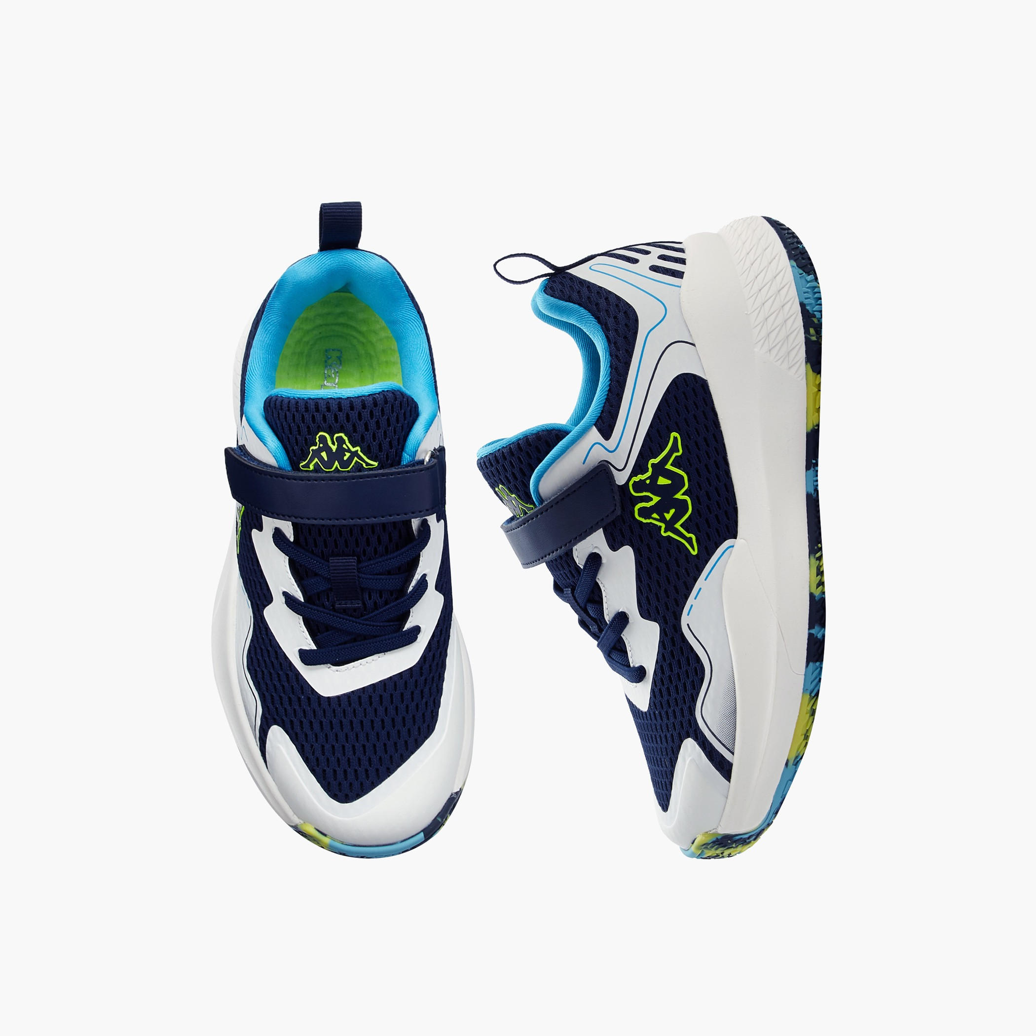 Kappa Boys Hook & Loop Sports Shoes-boys-shoes-sports-image-1