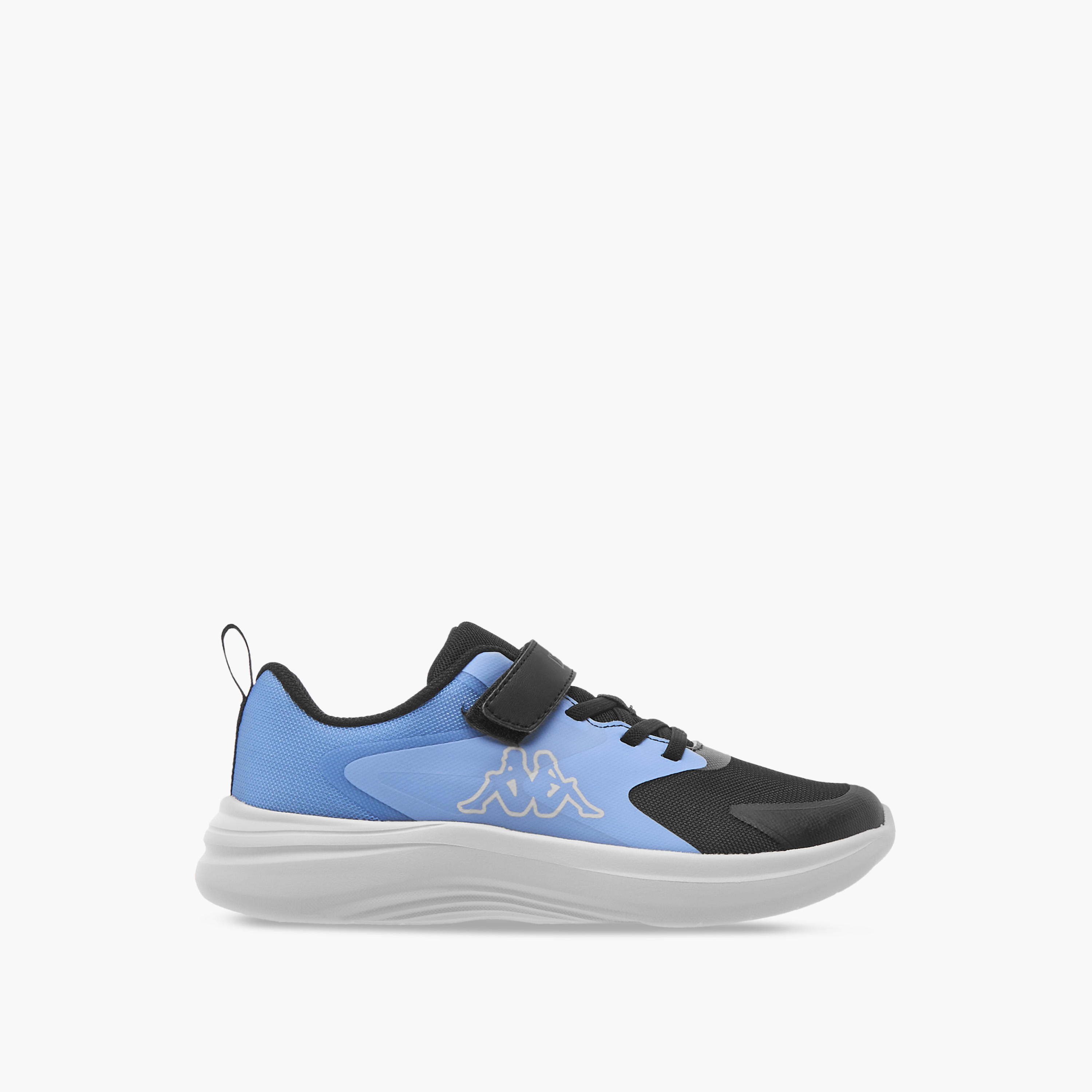 Kappa Girls' Colourblock Sports Shoes with Hook and Loop Closure-girls-shoes-sneakers-image-3