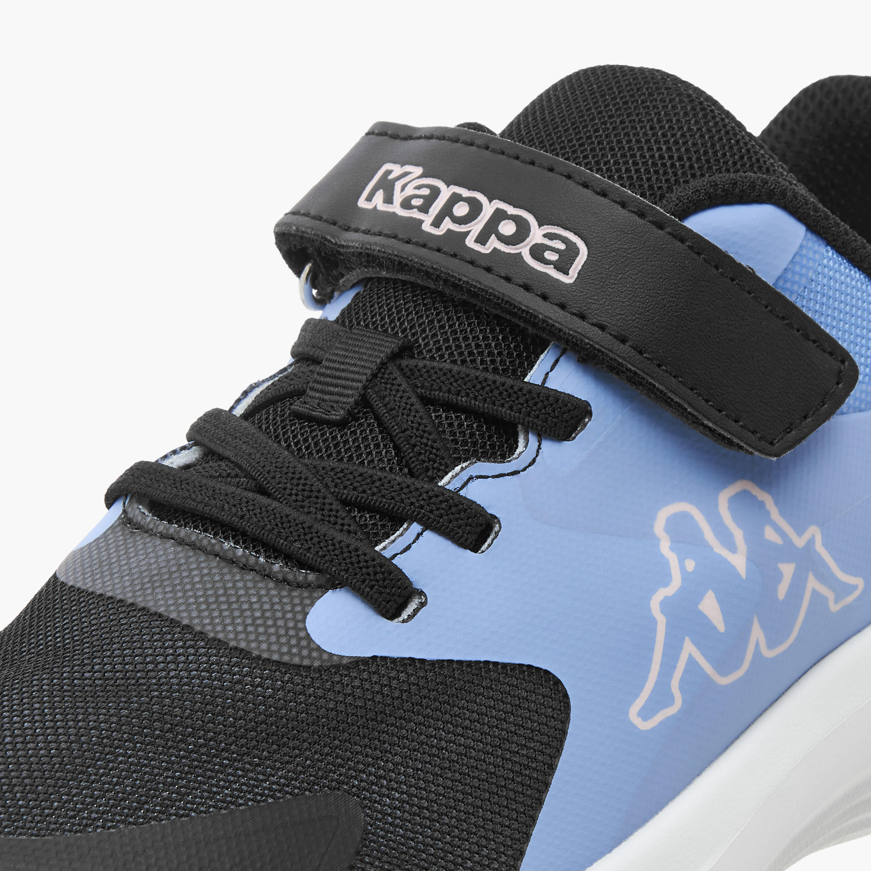 Kappa Girls' Colourblock Sports Shoes with Hook and Loop Closure-girls-shoes-sneakers-image-4