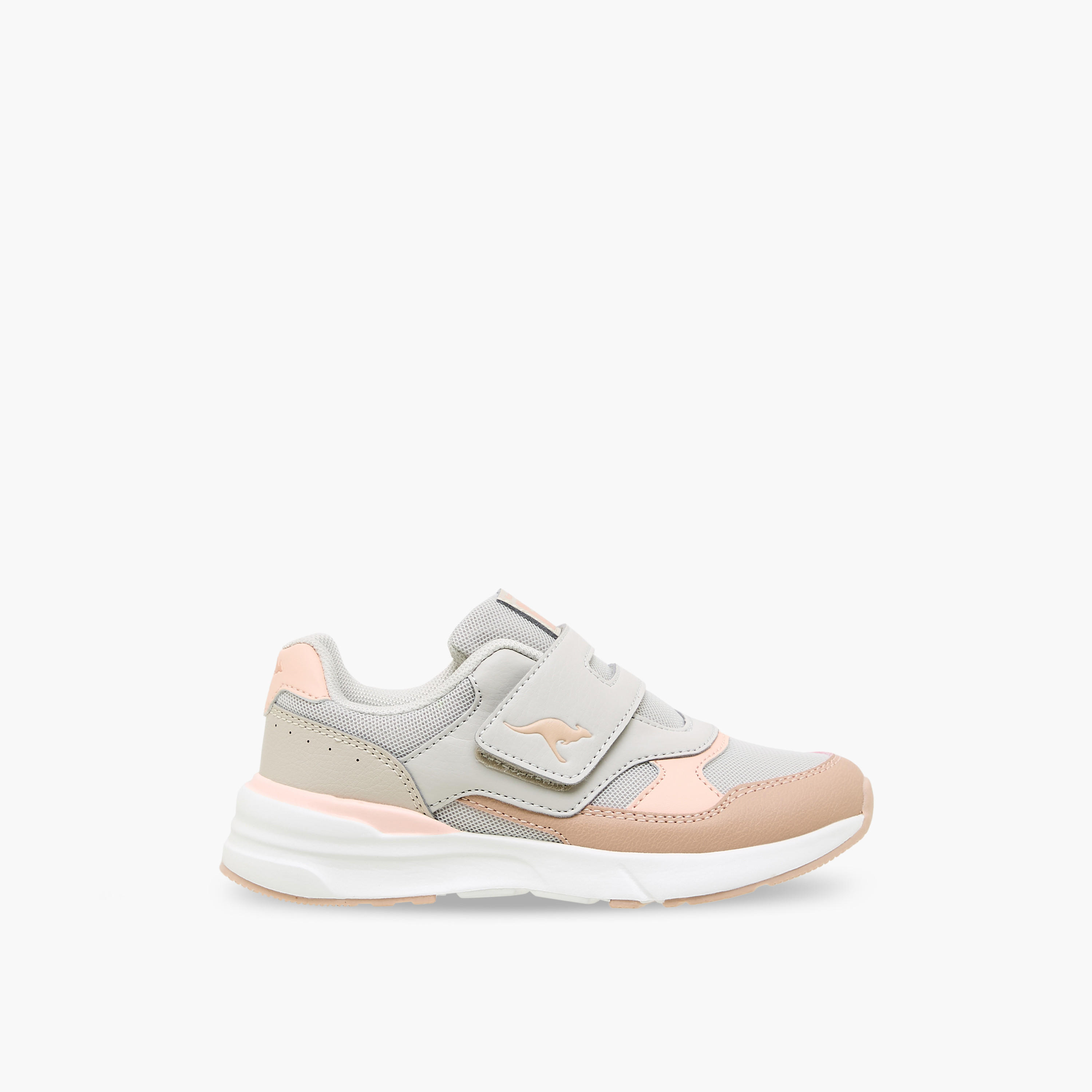 KangaROOS Kids' Panelled School Shoes with Hook and Loop Closure-boys-shoes-schoolshoes-image-3