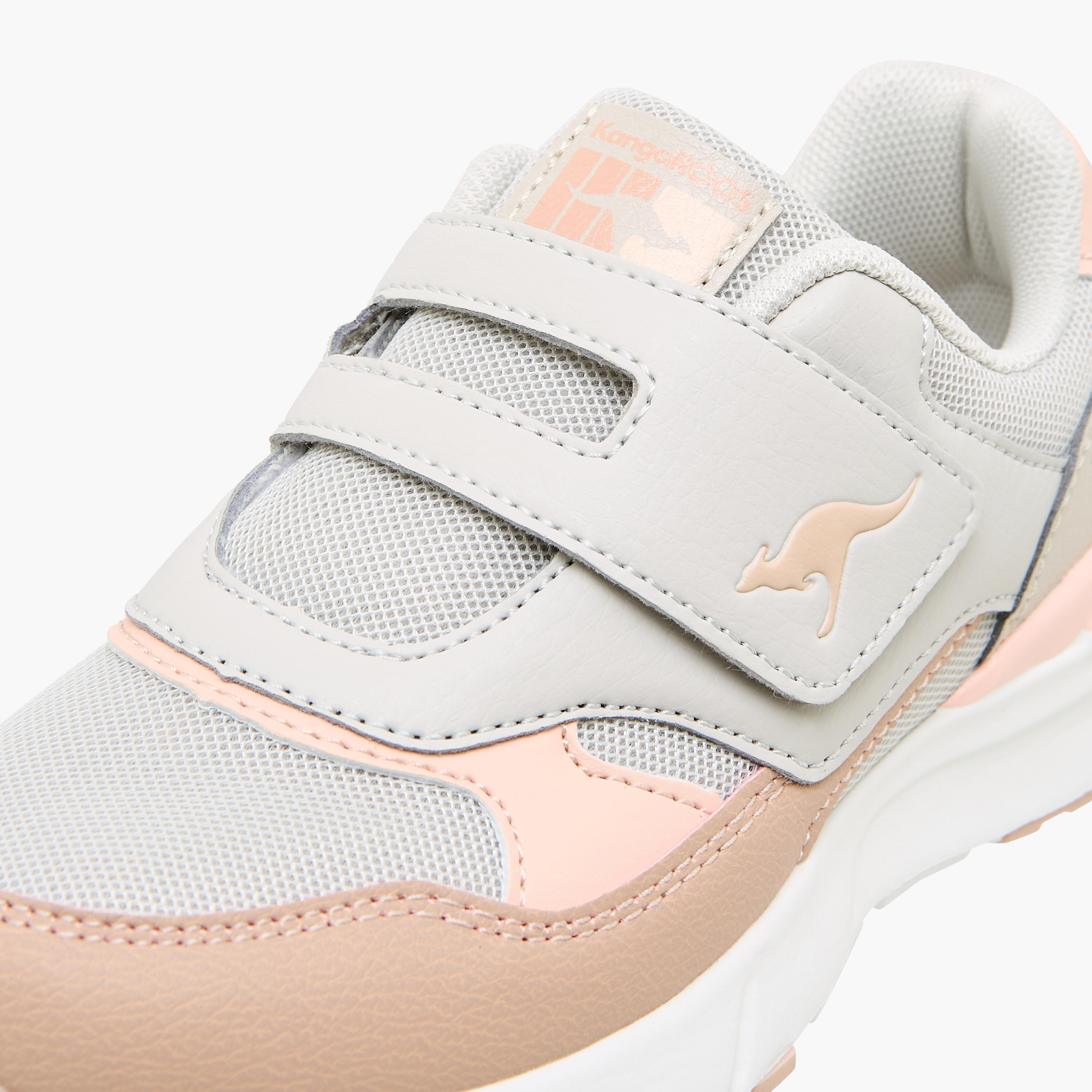 KangaROOS Kids' Panelled School Shoes with Hook and Loop Closure-boys-shoes-schoolshoes-image-4