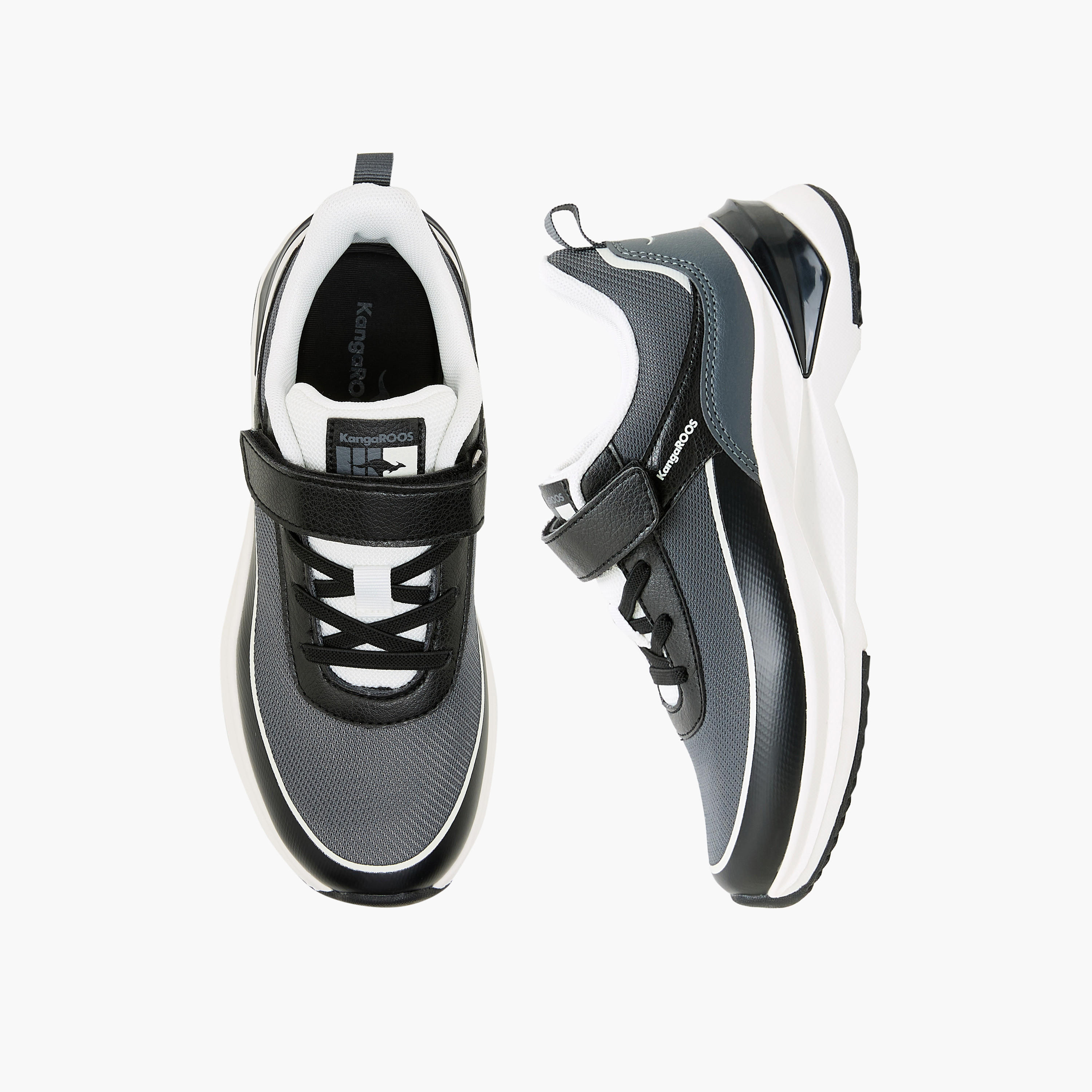 KangaROOS Boys Hook & Loop Sports Shoes-boys-shoes-sports-image-1