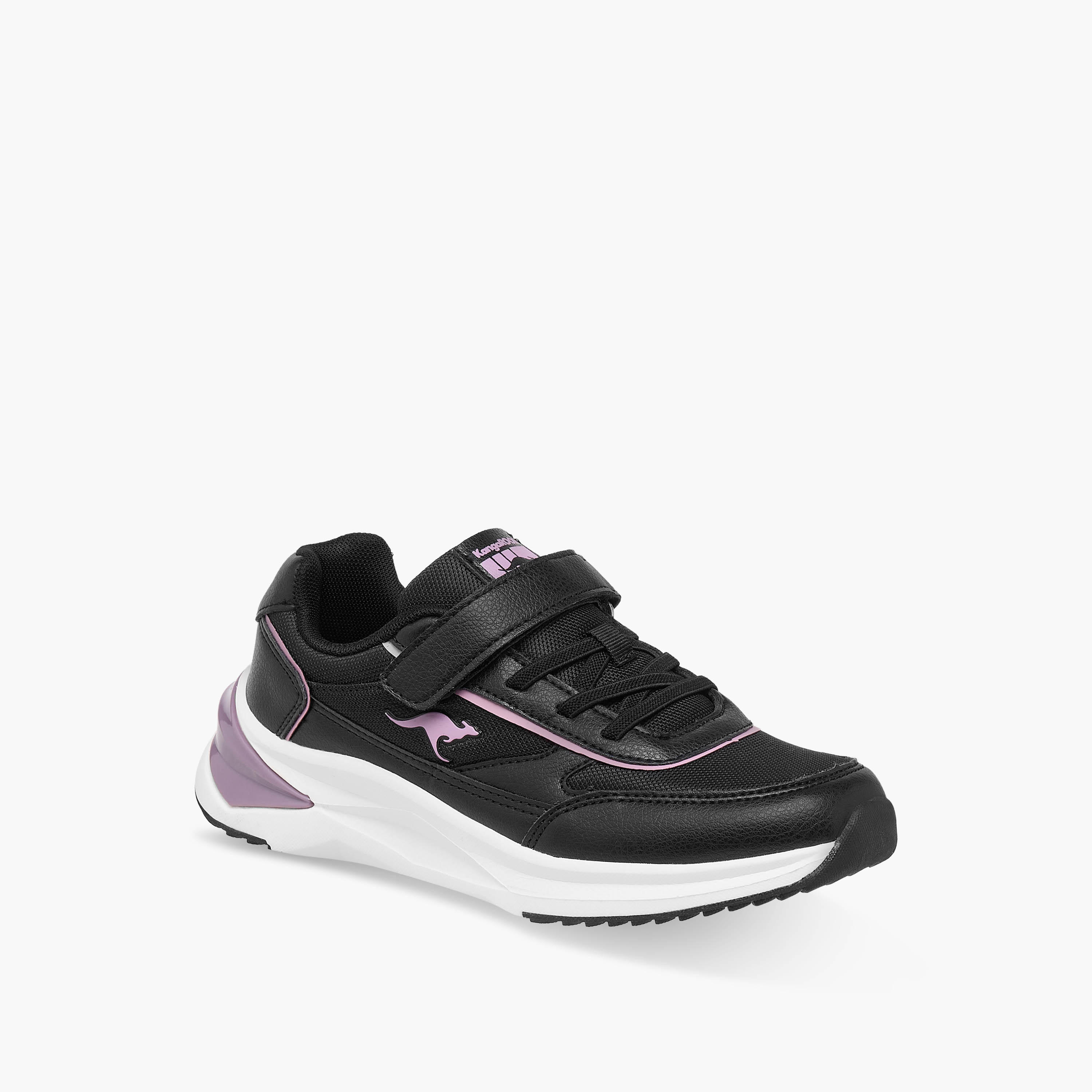 Kangaroos Girls Panelled Hook & Loop Walking Shoes-girls-shoes-sneakers-image-2