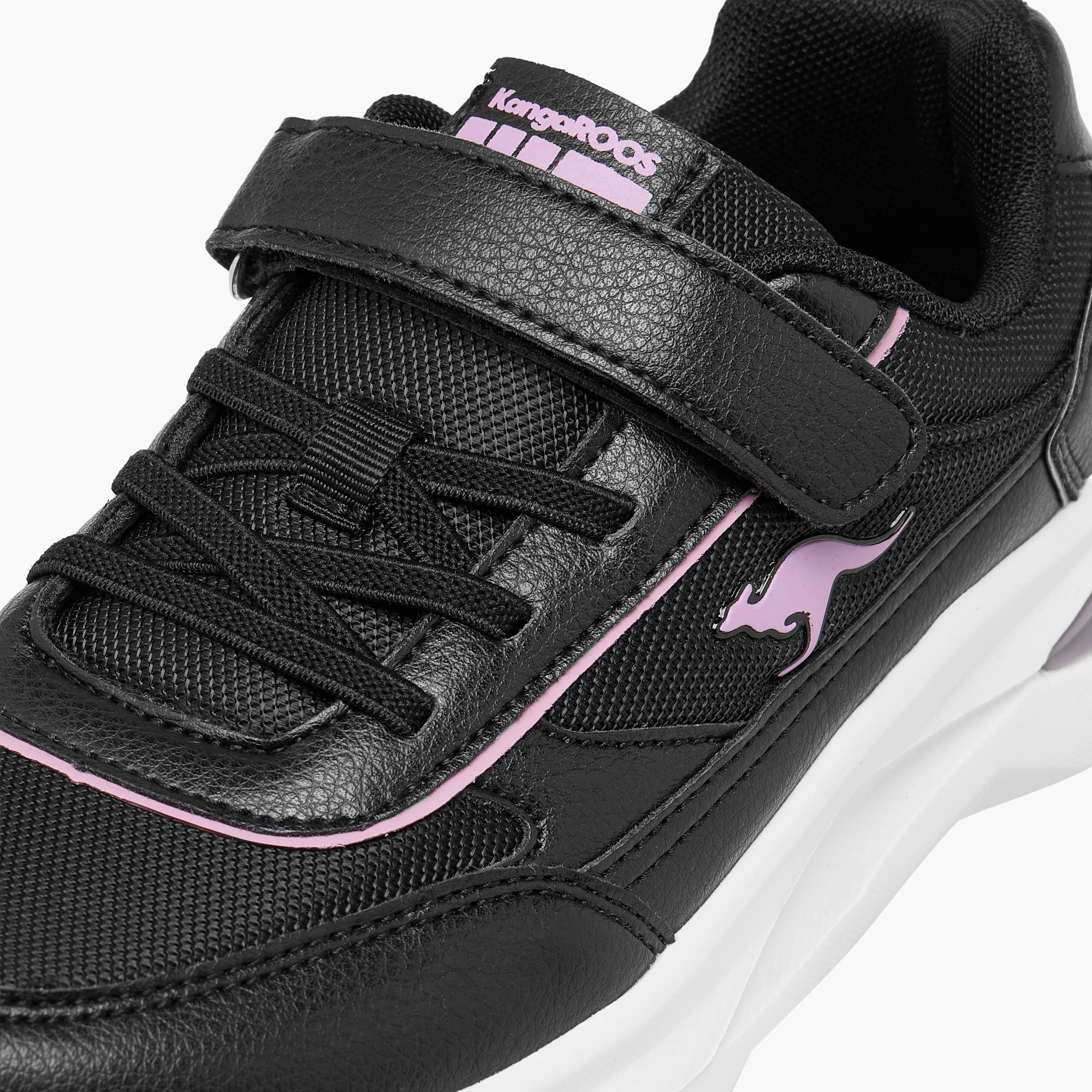 Kangaroos Girls Panelled Hook & Loop Walking Shoes-girls-shoes-sneakers-image-5
