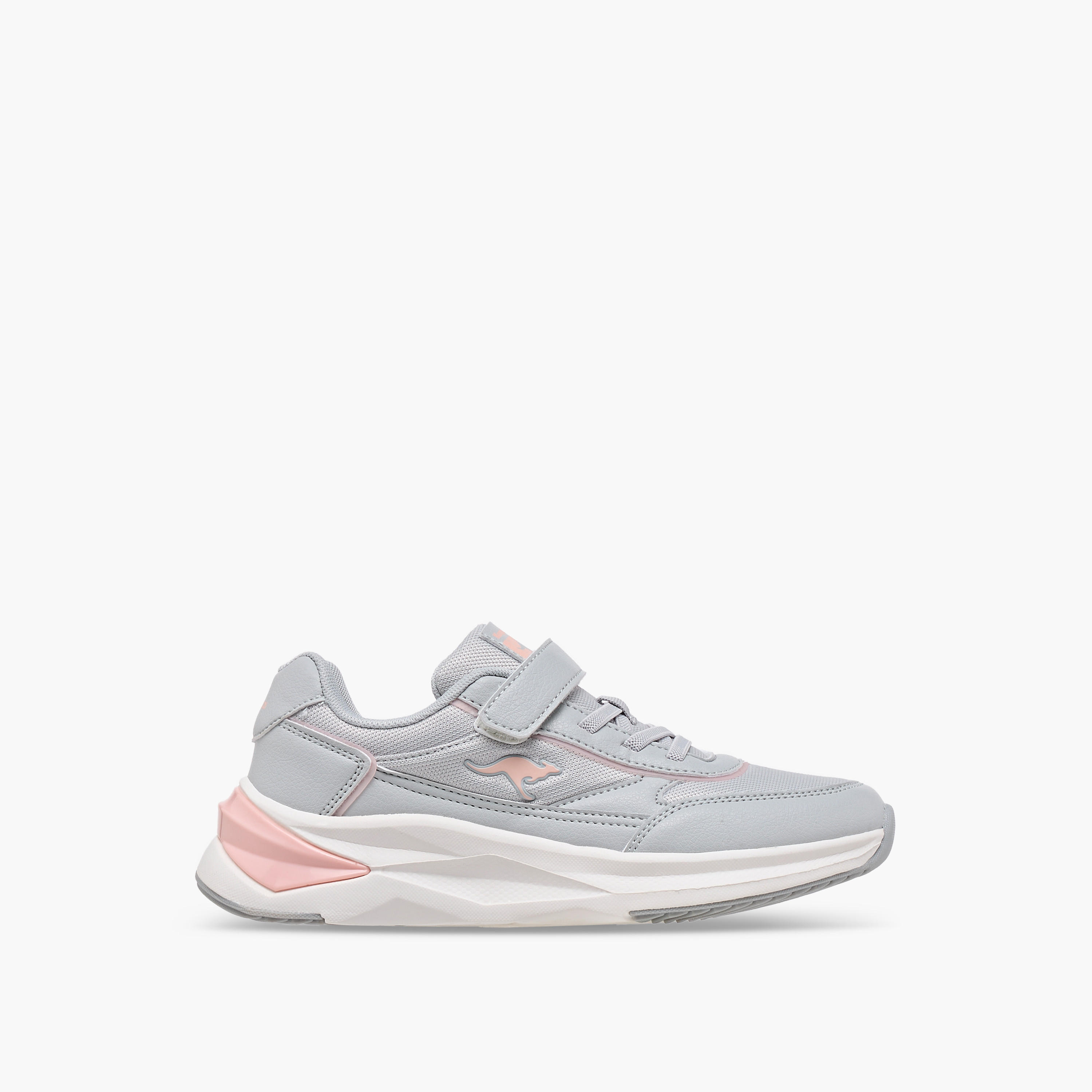 Kangaroos Girls Panelled Hook & Loop Walking Shoes-girls-shoes-sneakers-image-3