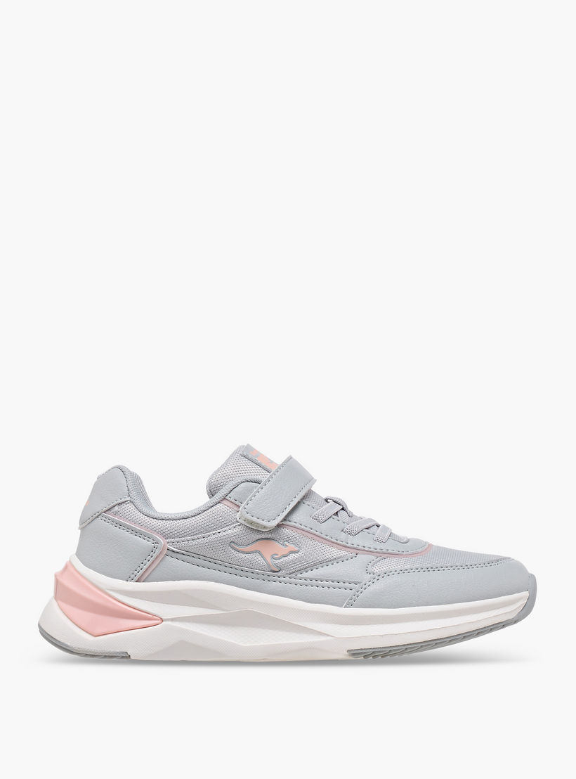 Kangaroos Girls Panelled Hook & Loop Walking Shoes-girls-shoes-sneakers-image-3