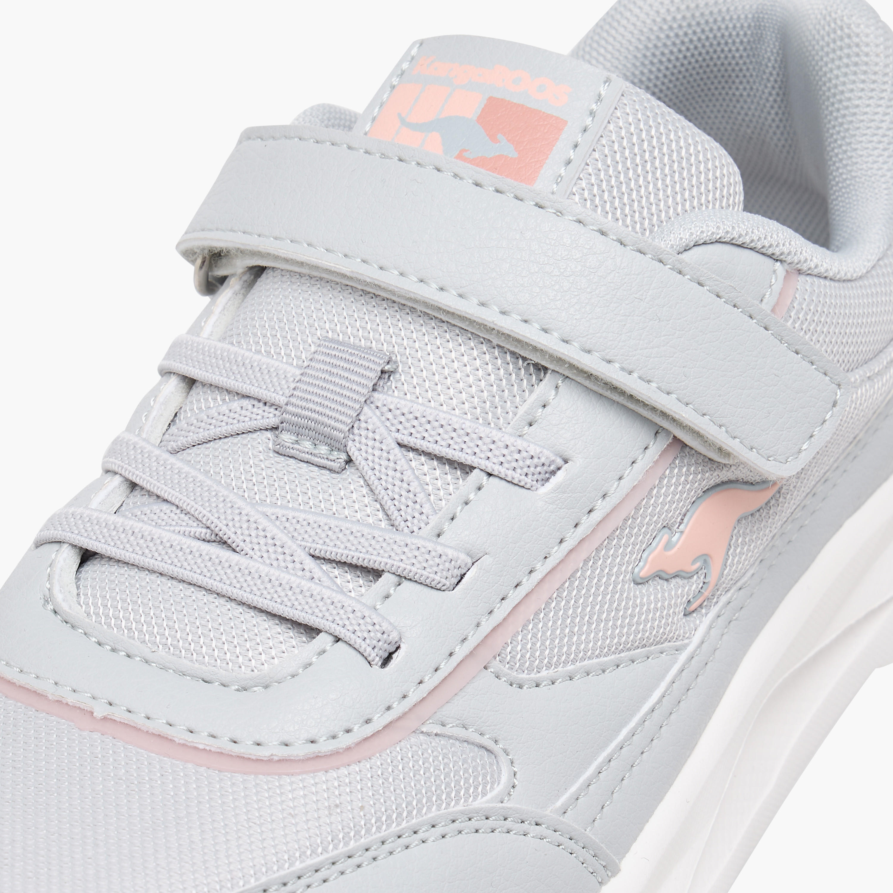 Kangaroos Girls Panelled Hook & Loop Walking Shoes-girls-shoes-sneakers-image-5