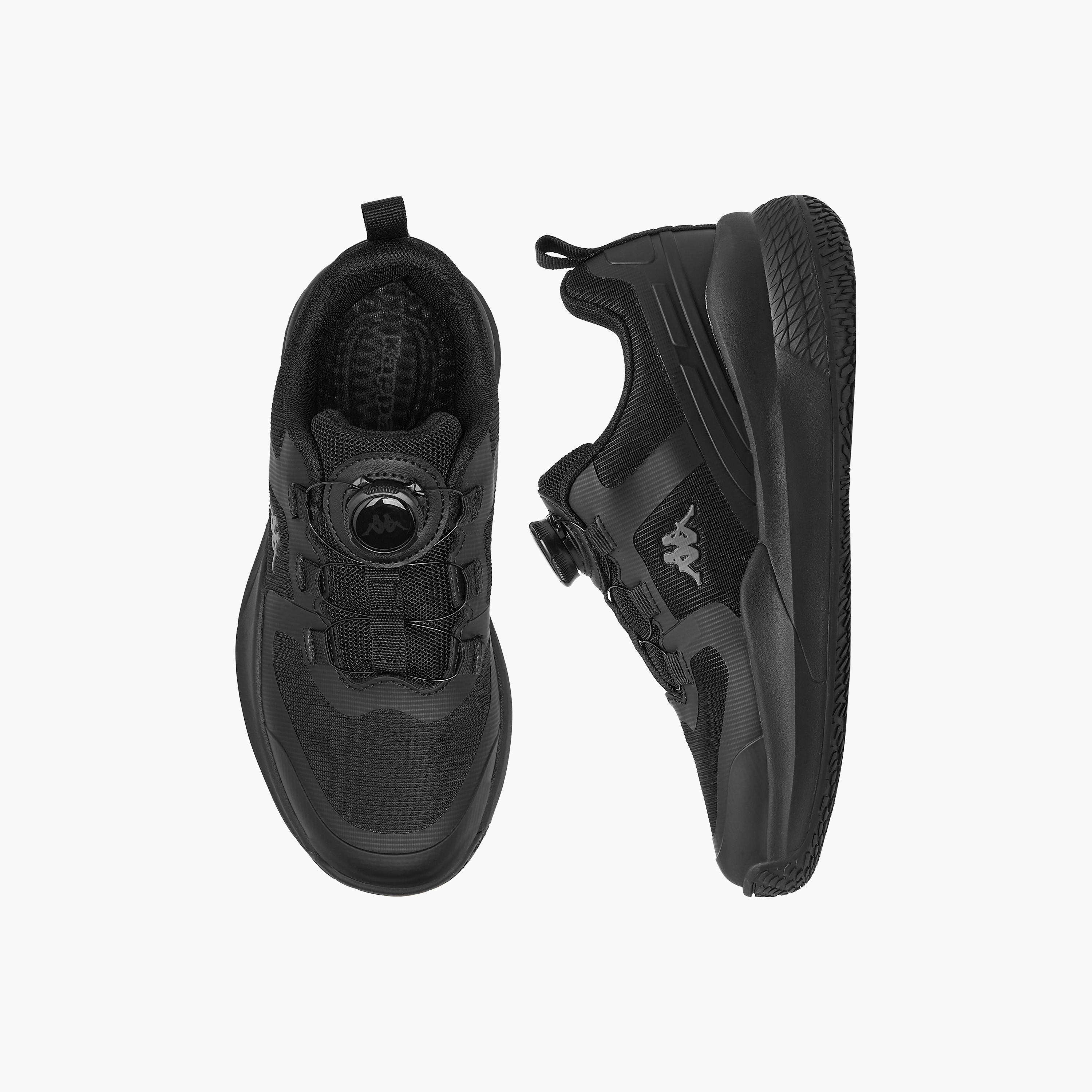 Kappa Girls Logo Print Slip-On Padel Shoes-sports-girls-shoes-image-1