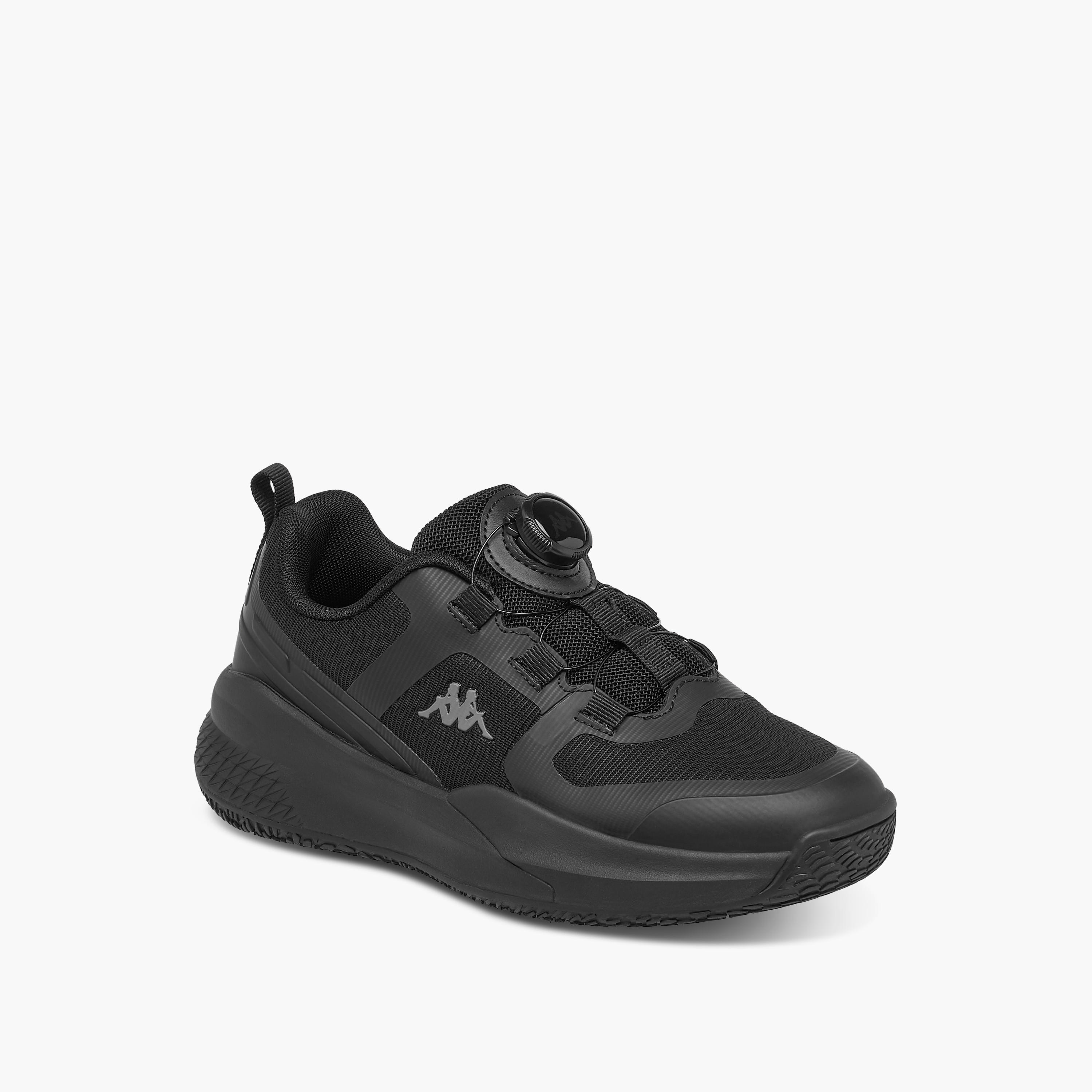 Kappa Girls Logo Print Slip-On Padel Shoes-sports-girls-shoes-image-2