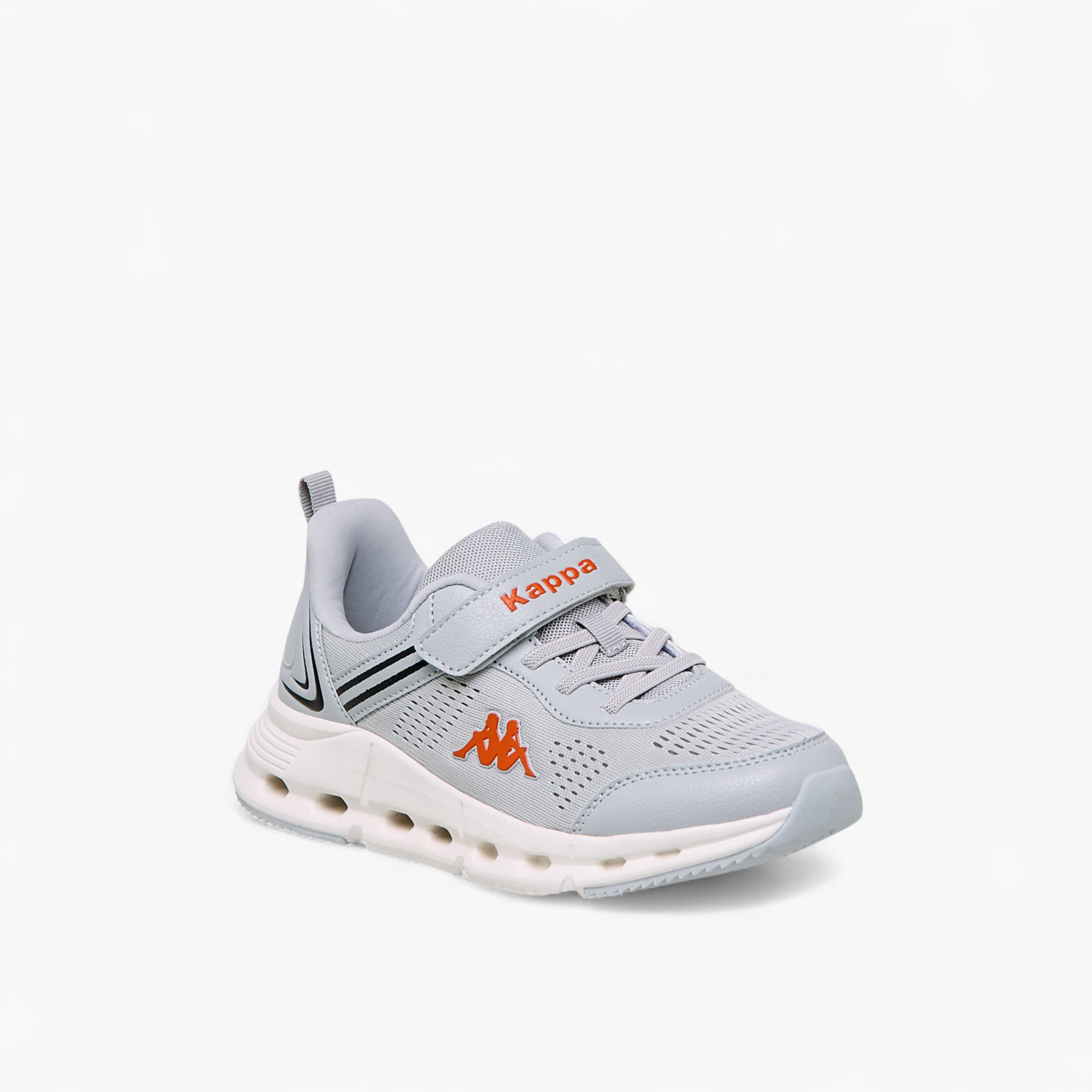 حذاء رياضي بتفاصيل شعار وبشريط إغلاق لاصق للأولاد من كابا-boys-shoes-schoolshoes-image-2