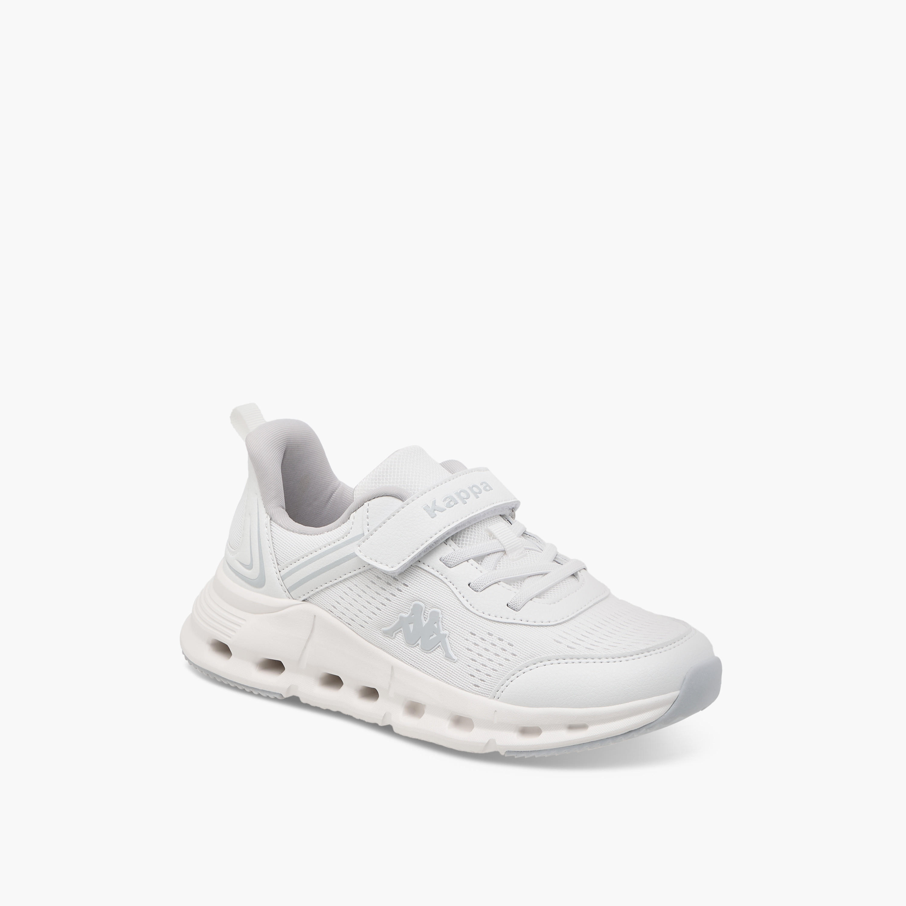 حذاء رياضي بتفاصيل شعار وبشريط إغلاق لاصق للأولاد من كابا-boys-shoes-schoolshoes-image-2