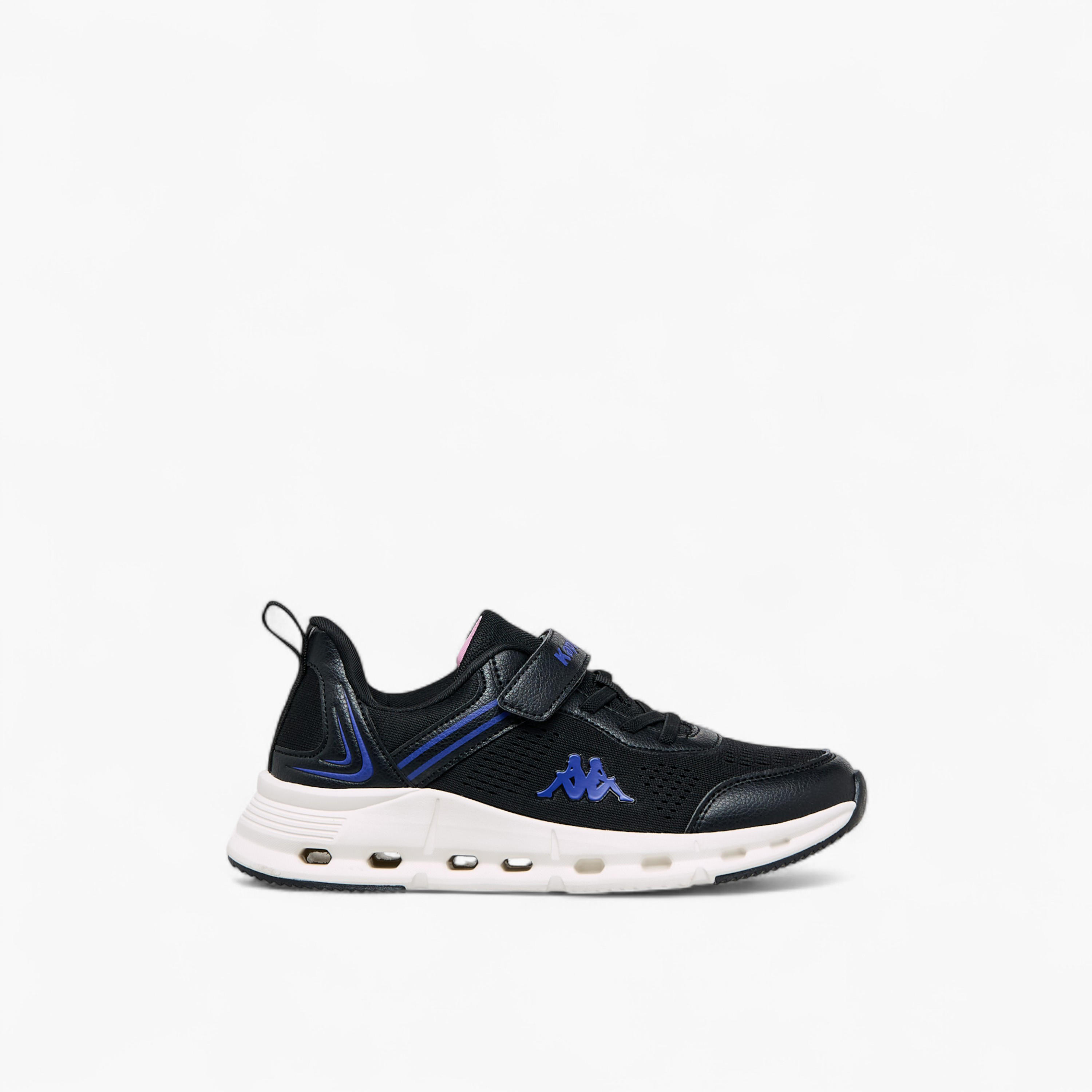 Kappa Girls' Hook and Loop Panelled Sports Shoes-girls-shoes-sneakers-image-3