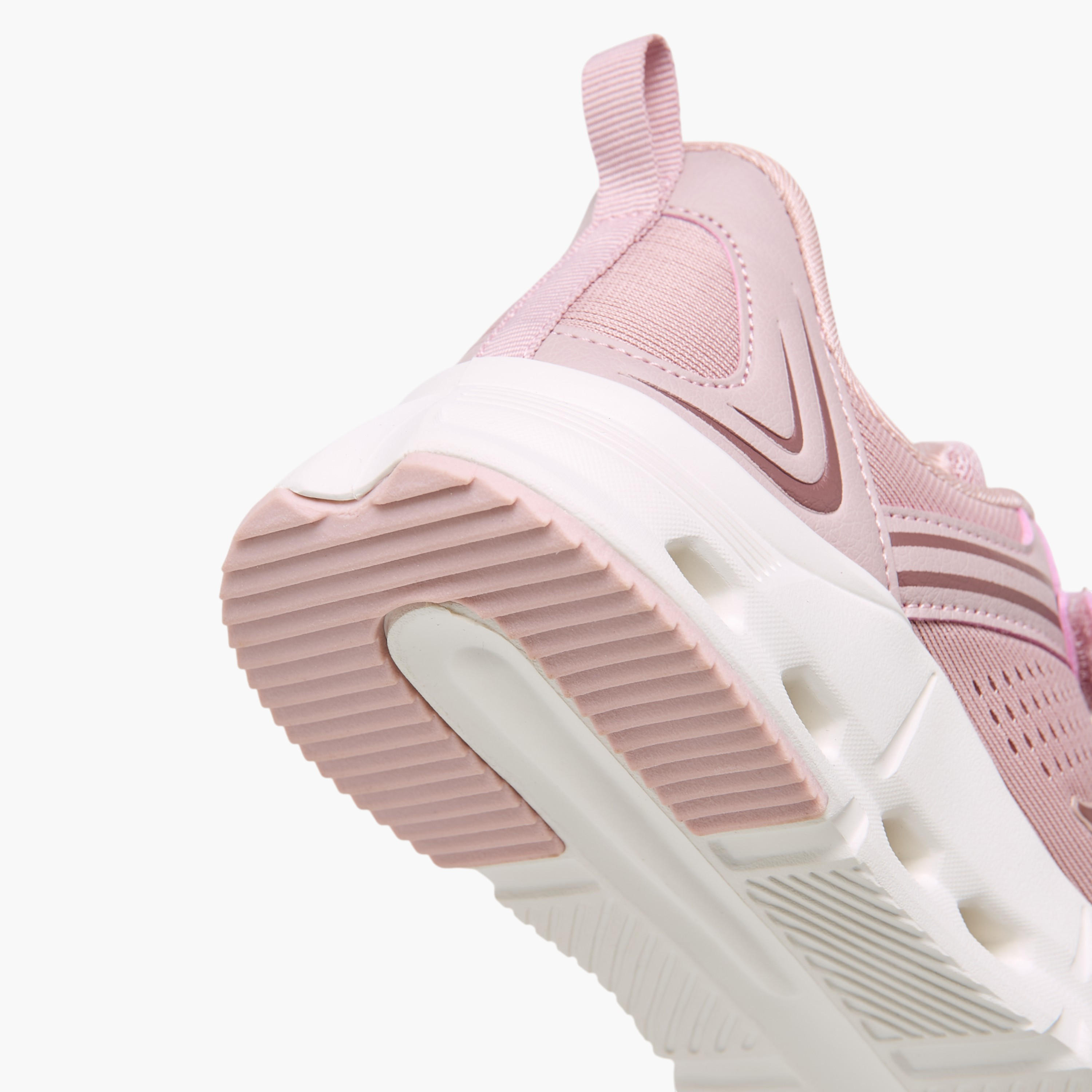 حذاء رياضي بتفاصيل ألواح وشريط إغلاق لاصق للبنات من كابّا-girls-shoes-sneakers-image-5