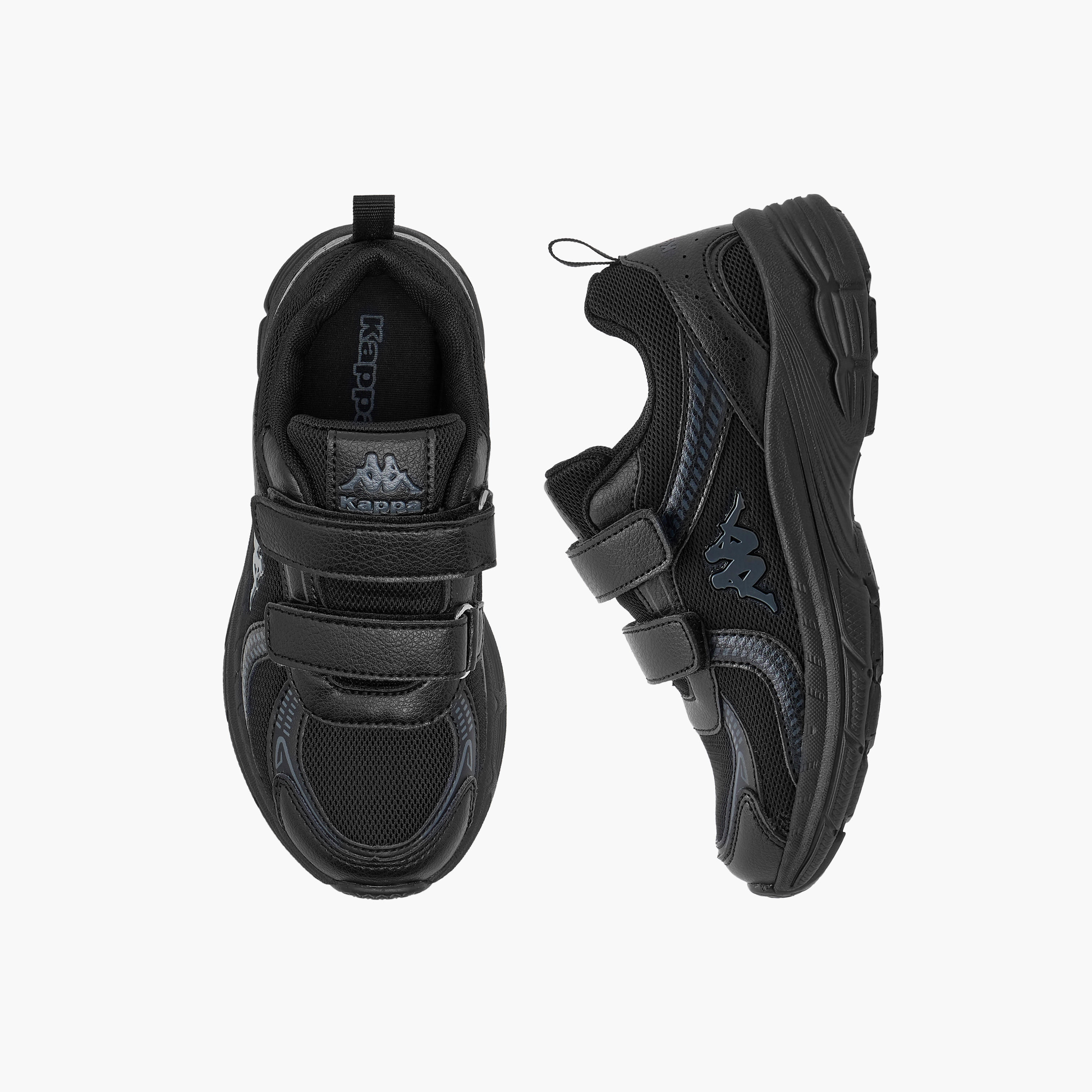Kappa Kids Hook & Loop Cushioned Sole School Shoes-boys-shoes-schoolshoes-image-1