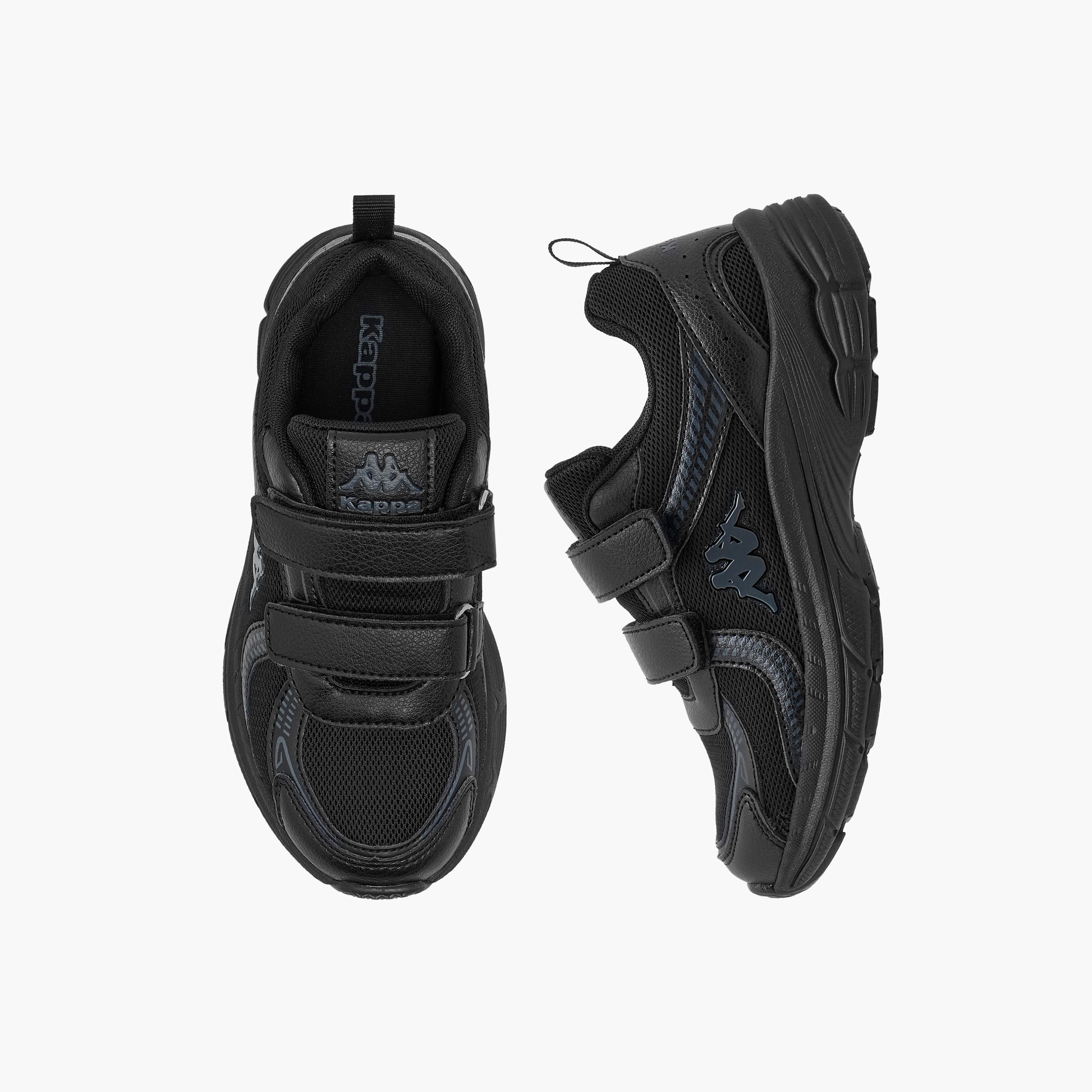 حذاء مدرسي بشعار وشريط إغلاق للأطفال من كابا-boys-shoes-schoolshoes-image-1