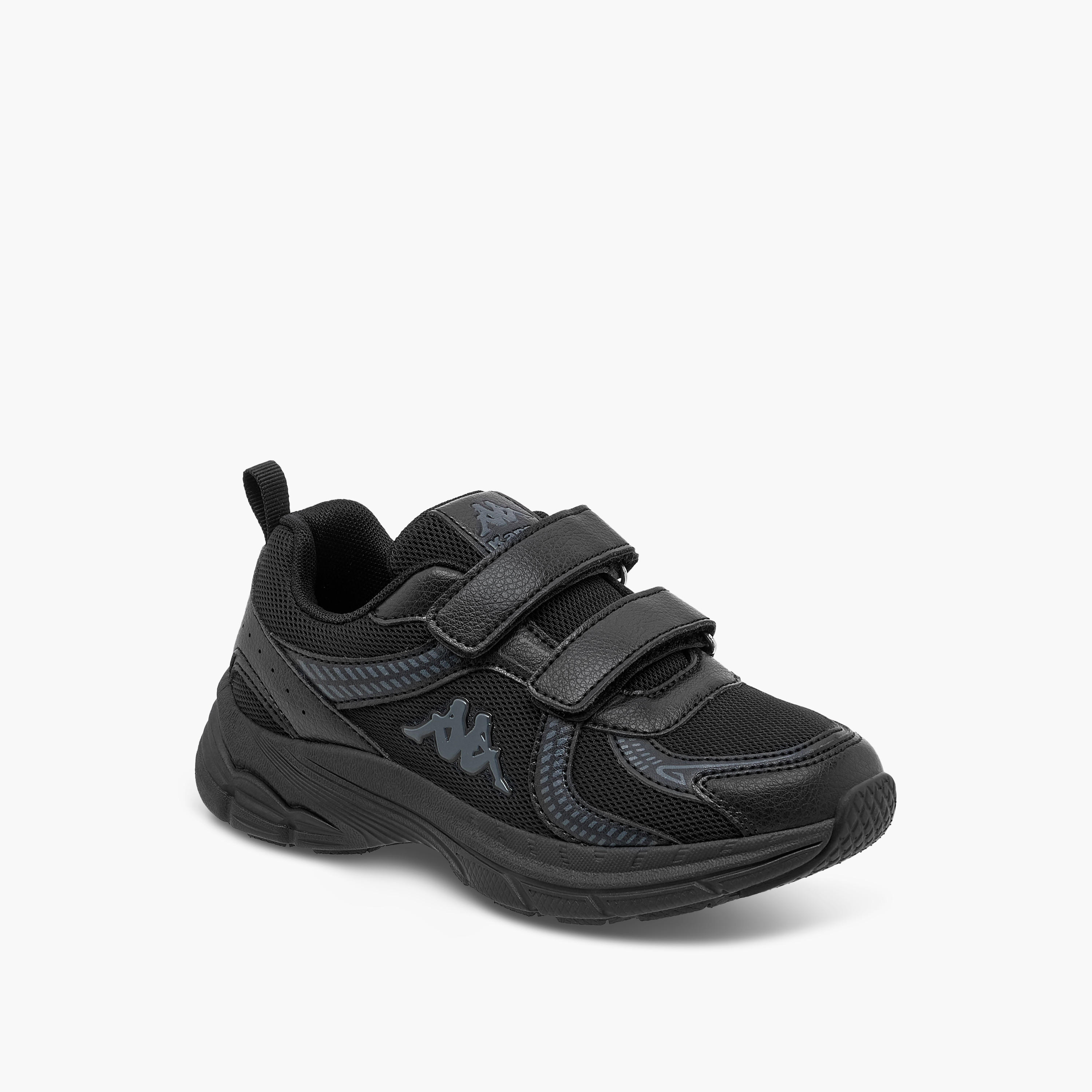 حذاء مدرسي بشعار وشريط إغلاق للأطفال من كابا-boys-shoes-schoolshoes-image-2