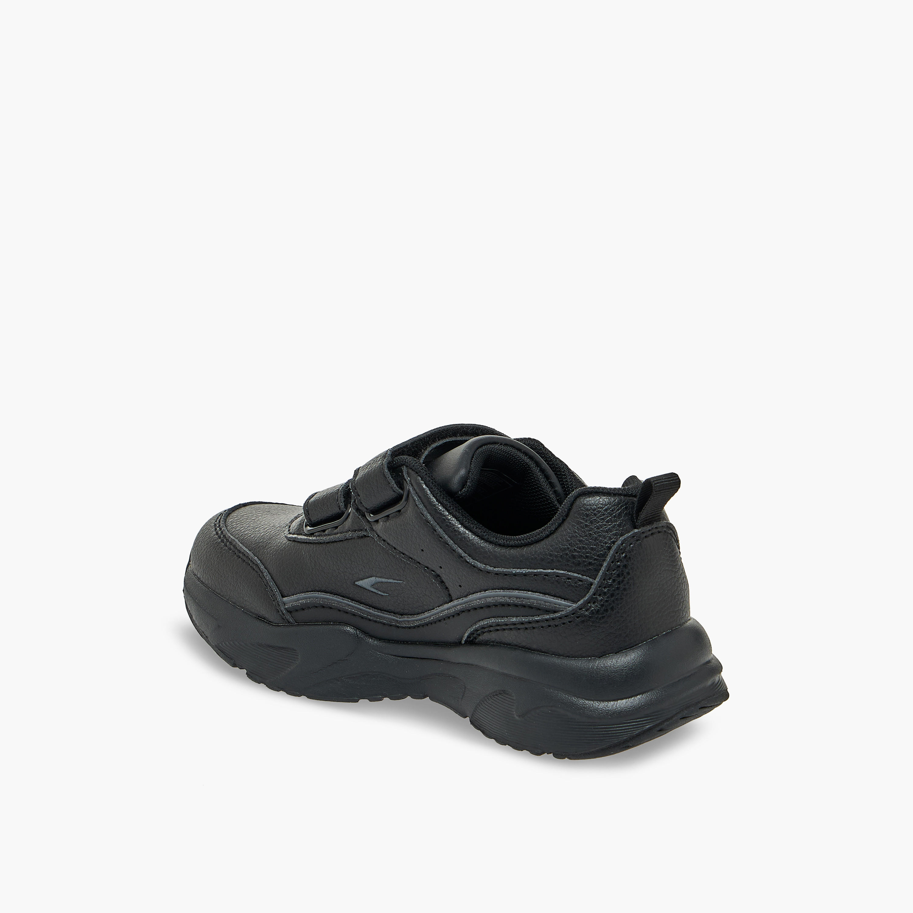 Dash Unisex Panelled Hook & Loop School Shoes-boys-shoes-schoolshoes-image-6