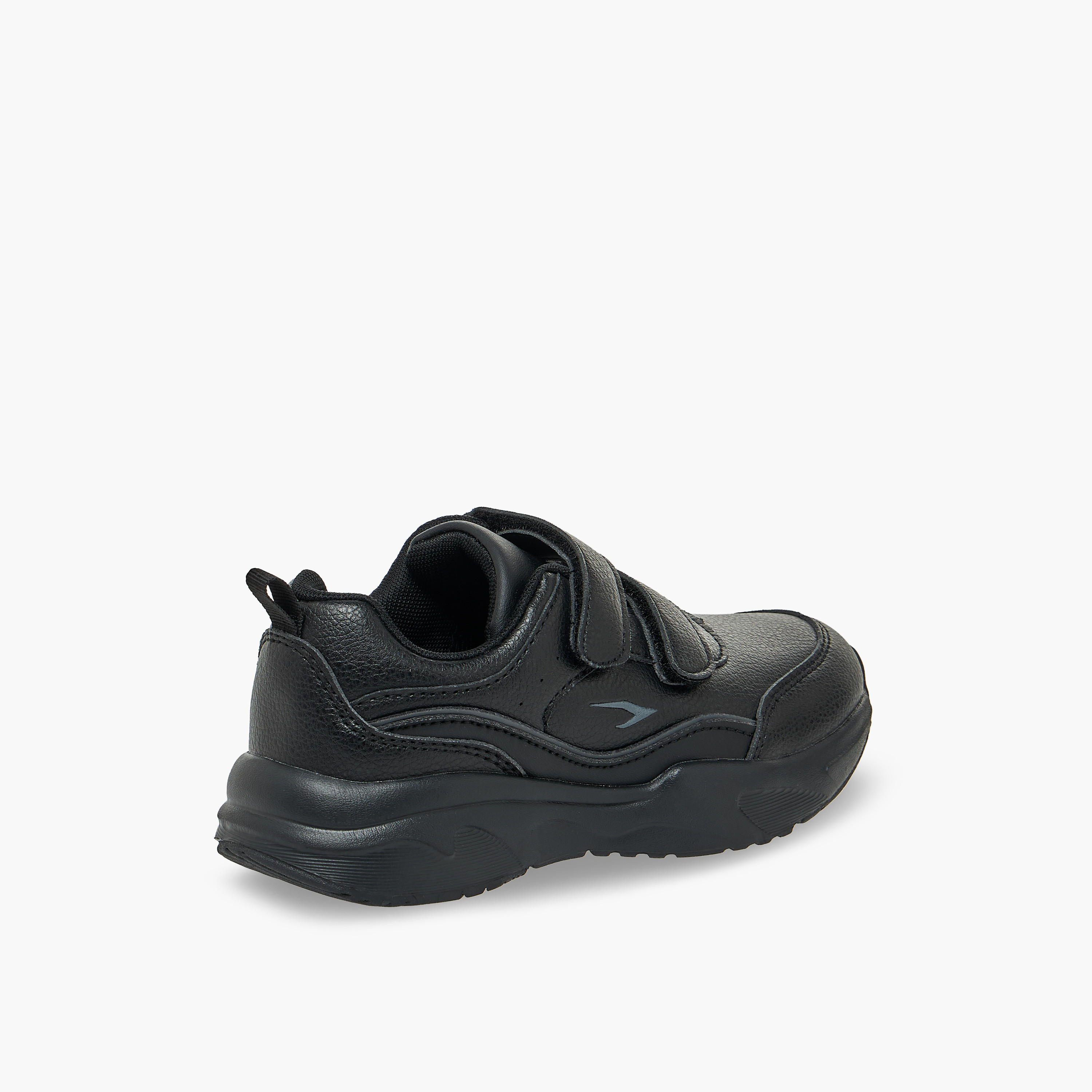 Dash Unisex Panelled Hook & Loop School Shoes-boys-shoes-schoolshoes-image-7