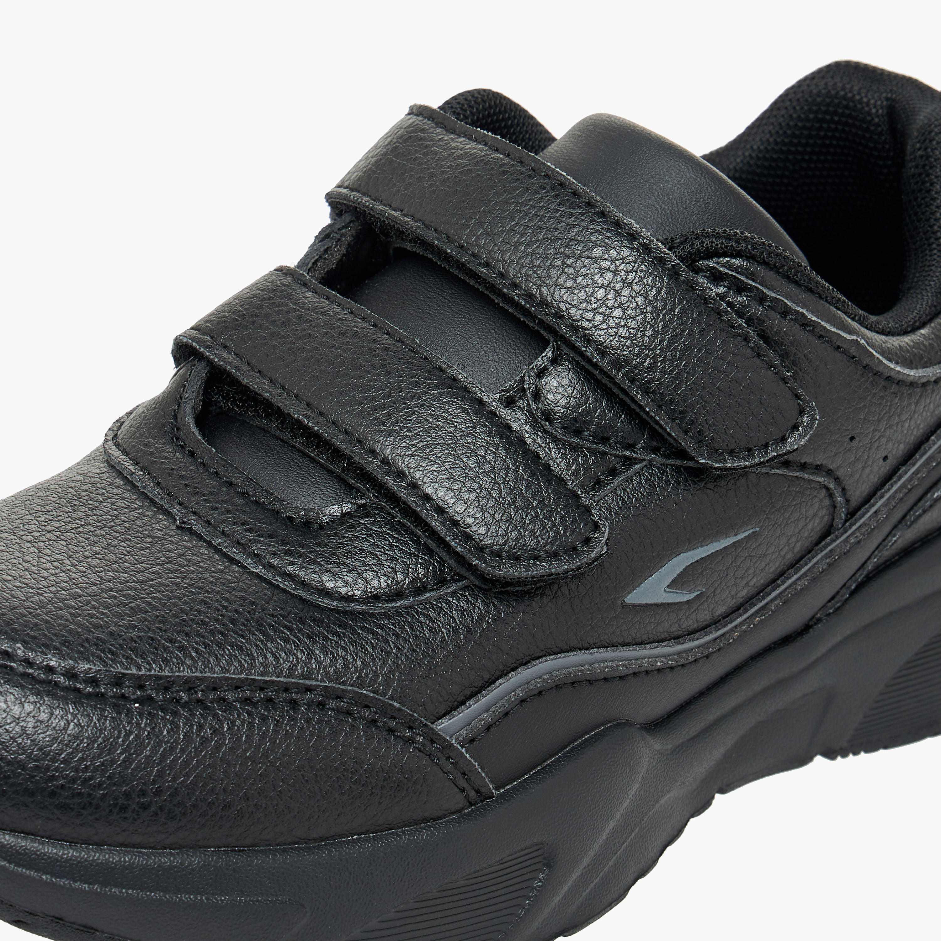 Dash Unisex Panelled Hook & Loop School Shoes-boys-shoes-schoolshoes-image-8