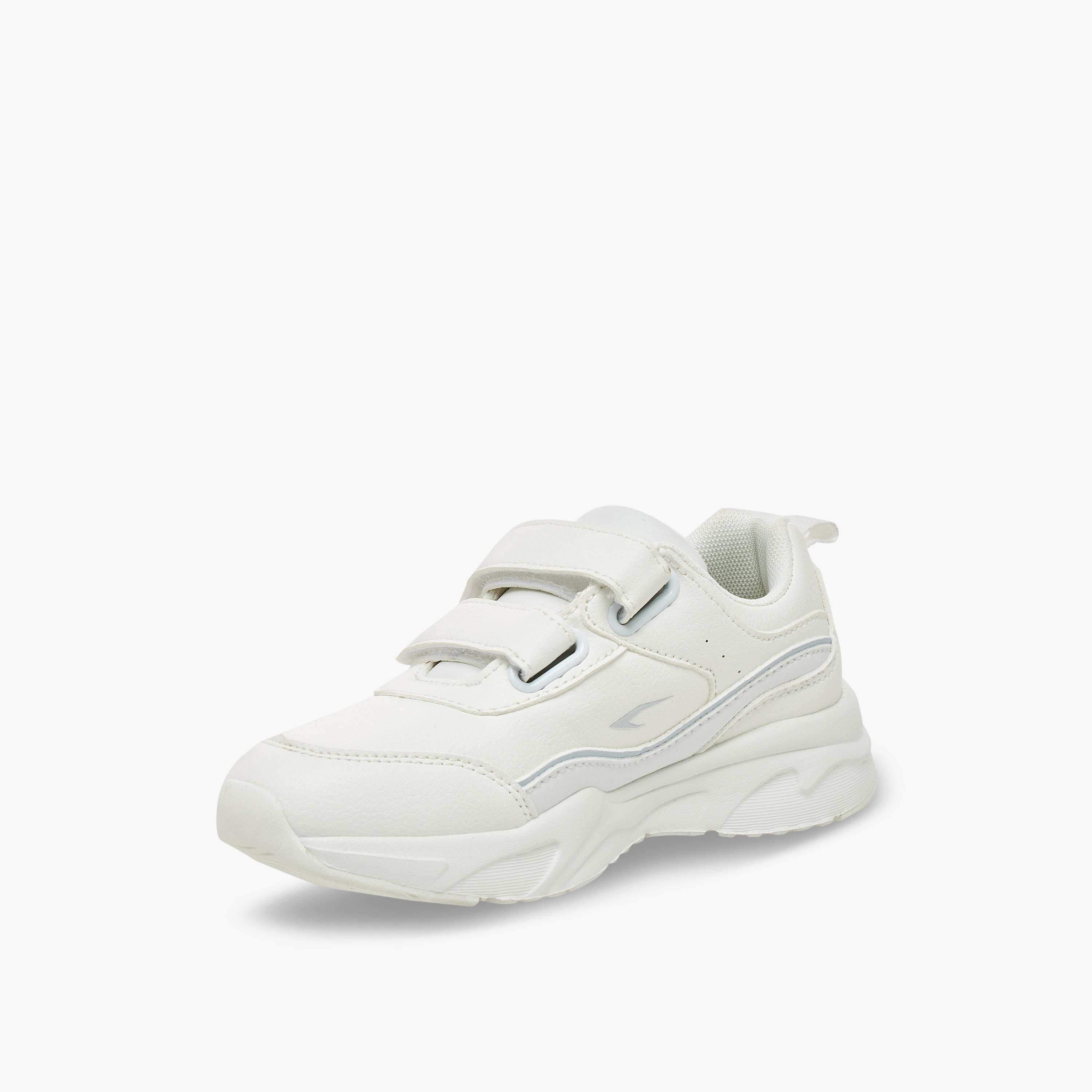 Dash Unisex Panelled Hook & Loop School Shoes-boys-shoes-schoolshoes-image-5